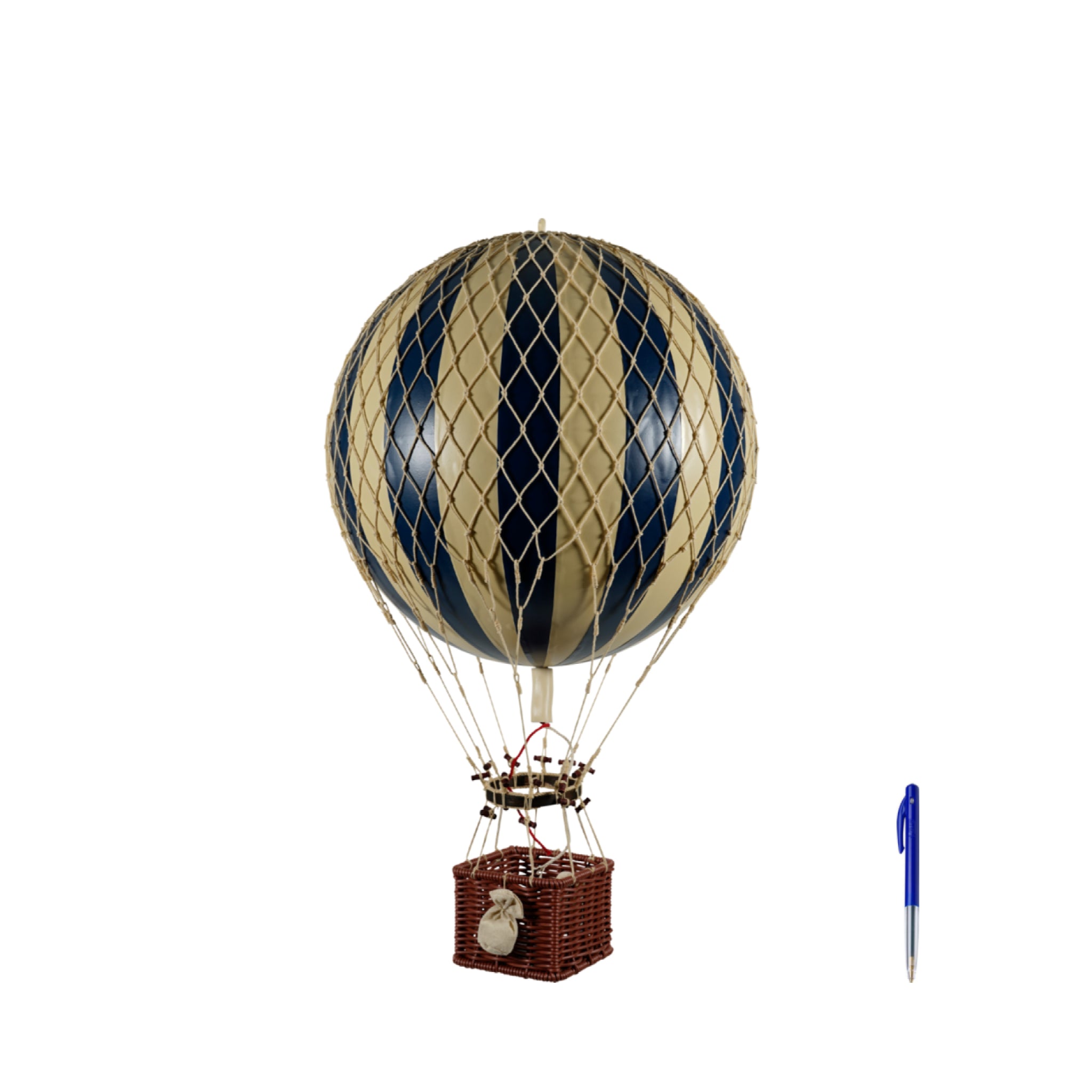 Authentic Models Royal Aero Balloon Model, Navy Blue/ivory, Ø 32 Cm
