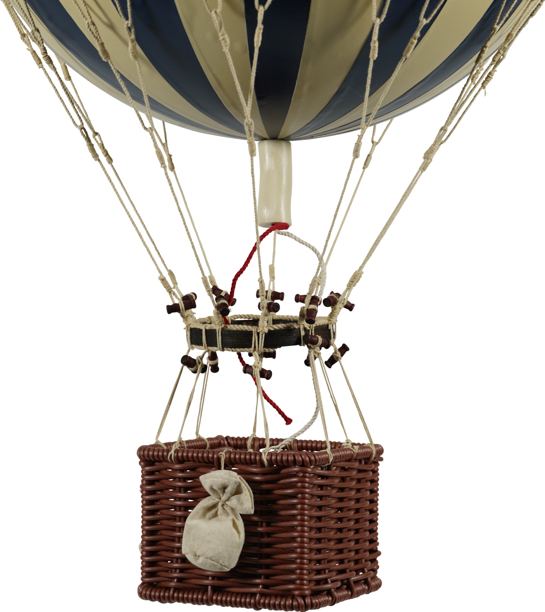 Authentic Models Royal Aero Balloon Model, Navy Blue/ivory, Ø 32 Cm