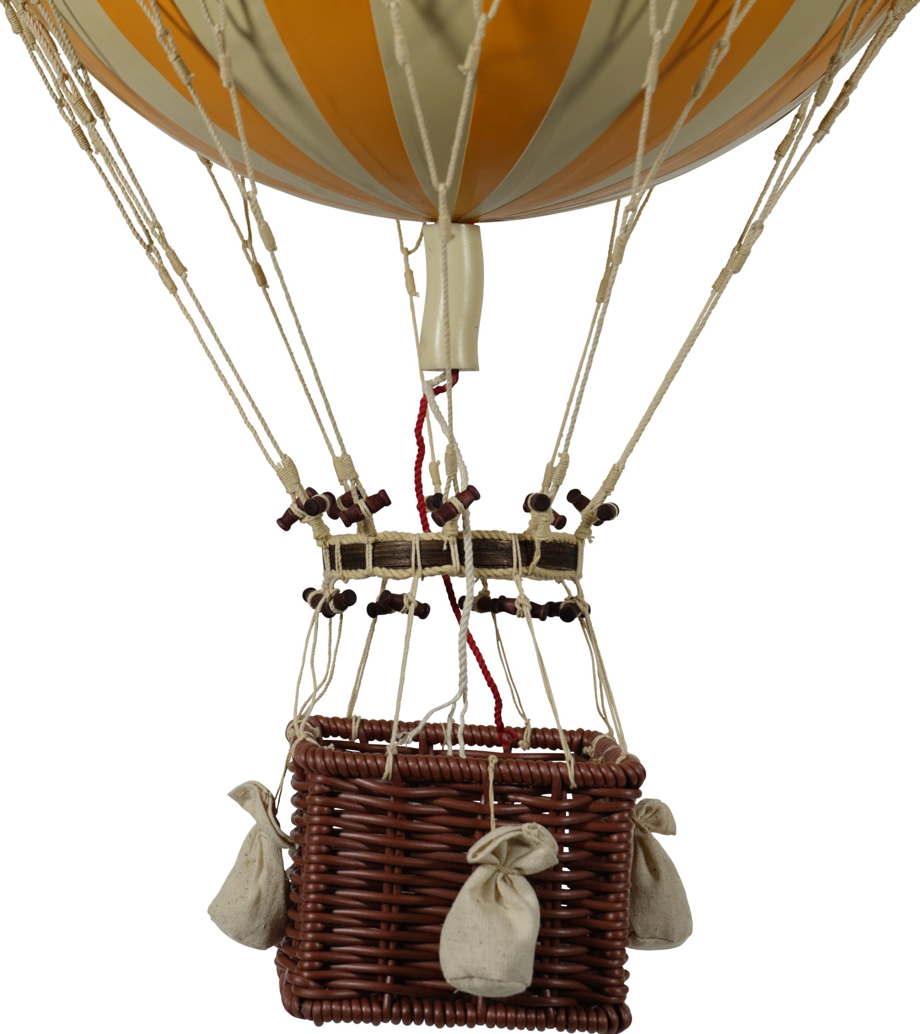 Authentic Models Royal Aero Balloon Model, Orange/ivory, Ø 32 Cm