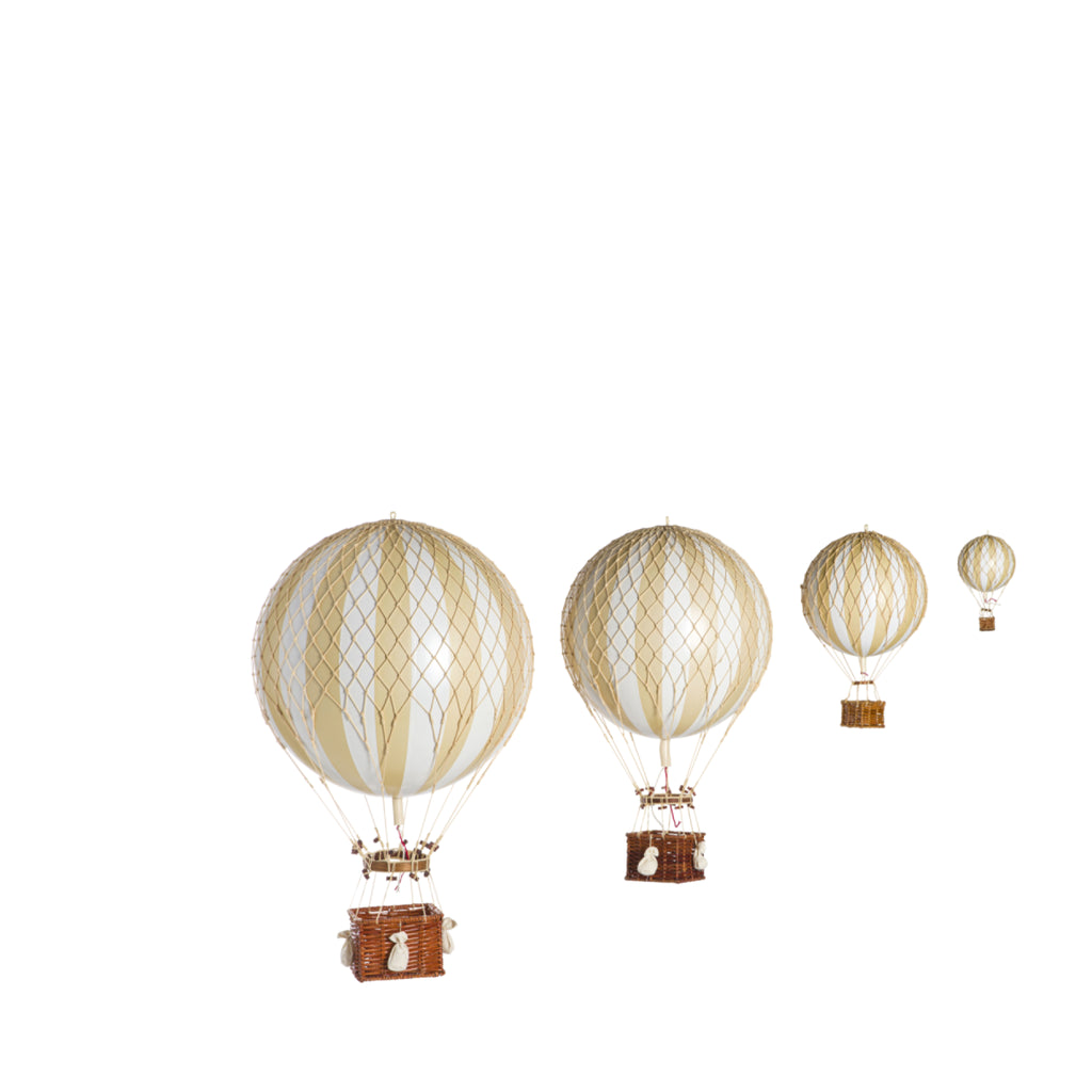Authentic Models Jules Verne Balloon Model, White/ivory, Ø 42 Cm