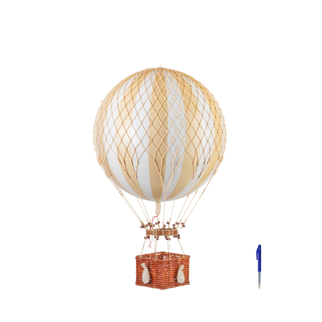 Authentic Models Jules Verne Balloon Model, White/ivory, Ø 42 Cm