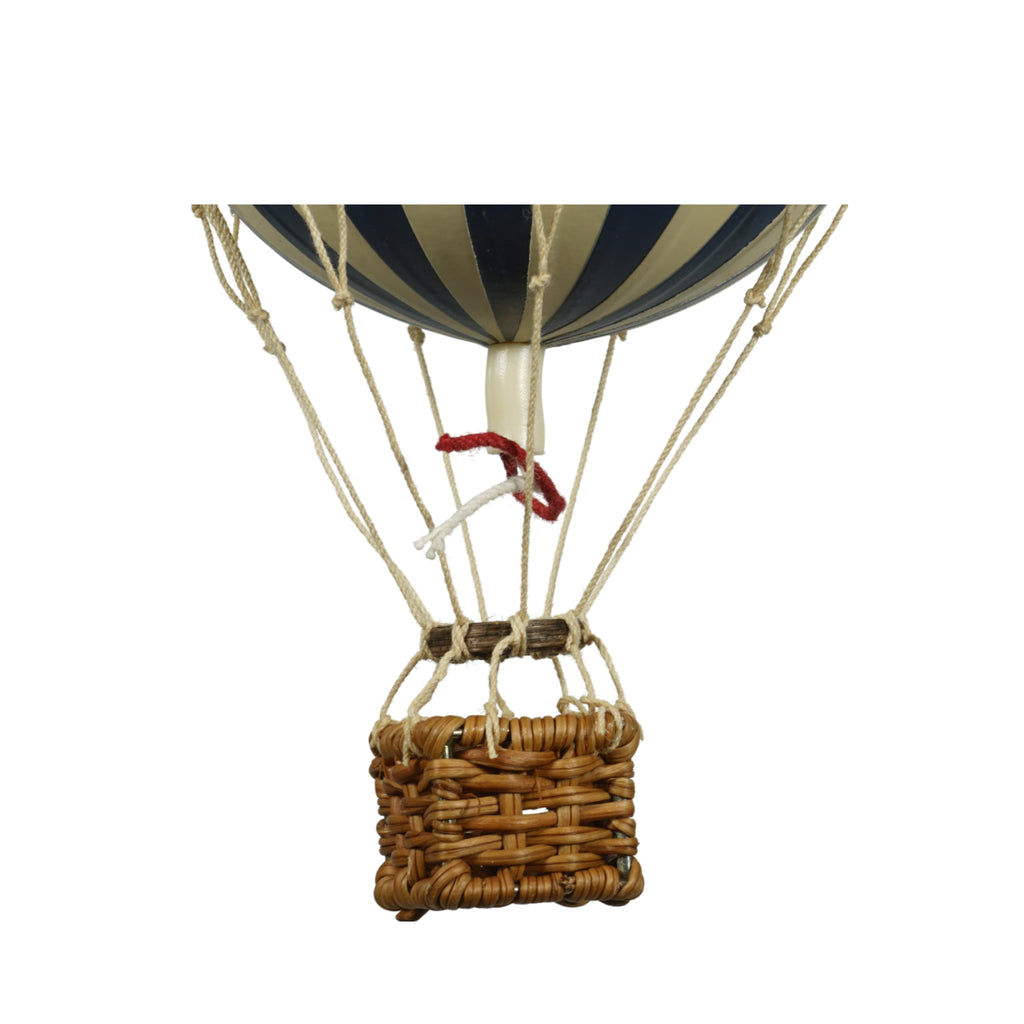 Authentic Models Floating The Skies Balloon Model, Navy Blue/ivory, Ø 8.5 Cm