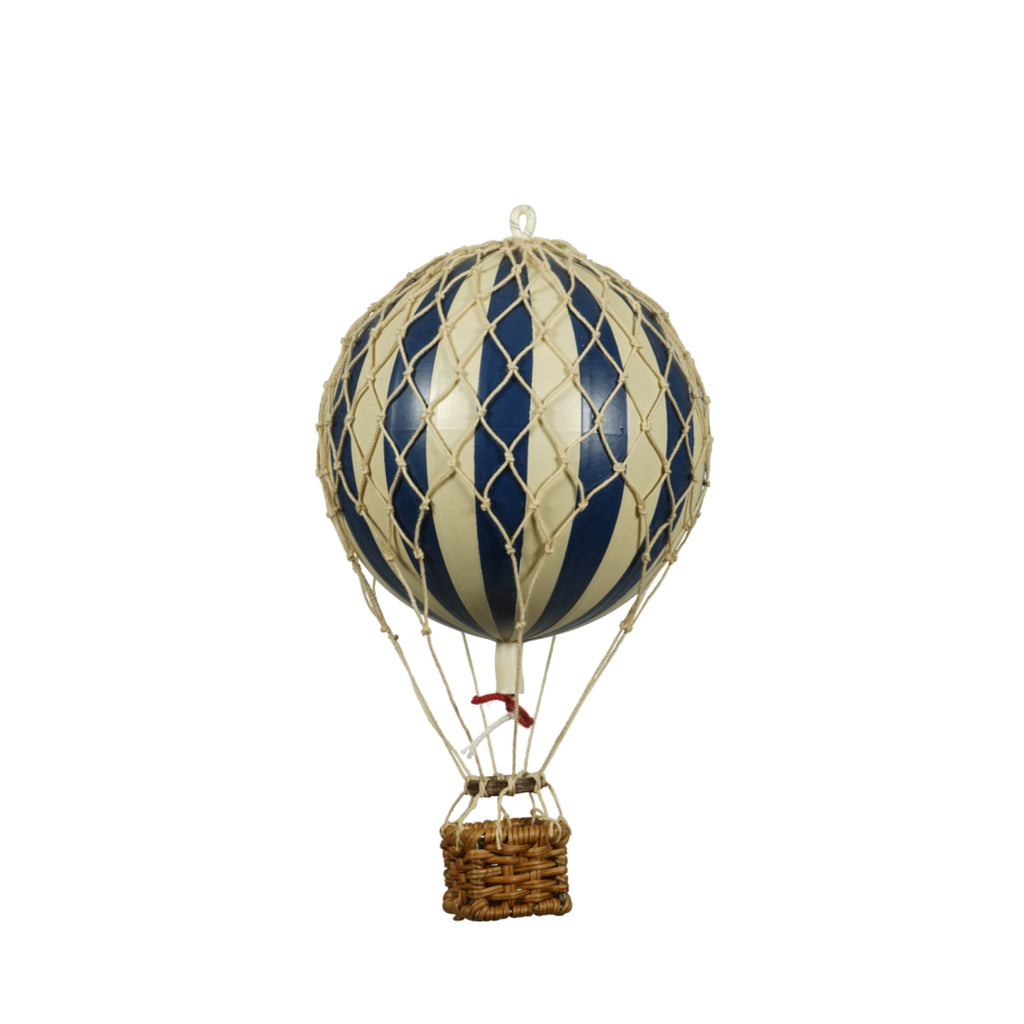 Authentic Models Floating The Skies Balloon Model, Navy Blue/ivory, Ø 8.5 Cm