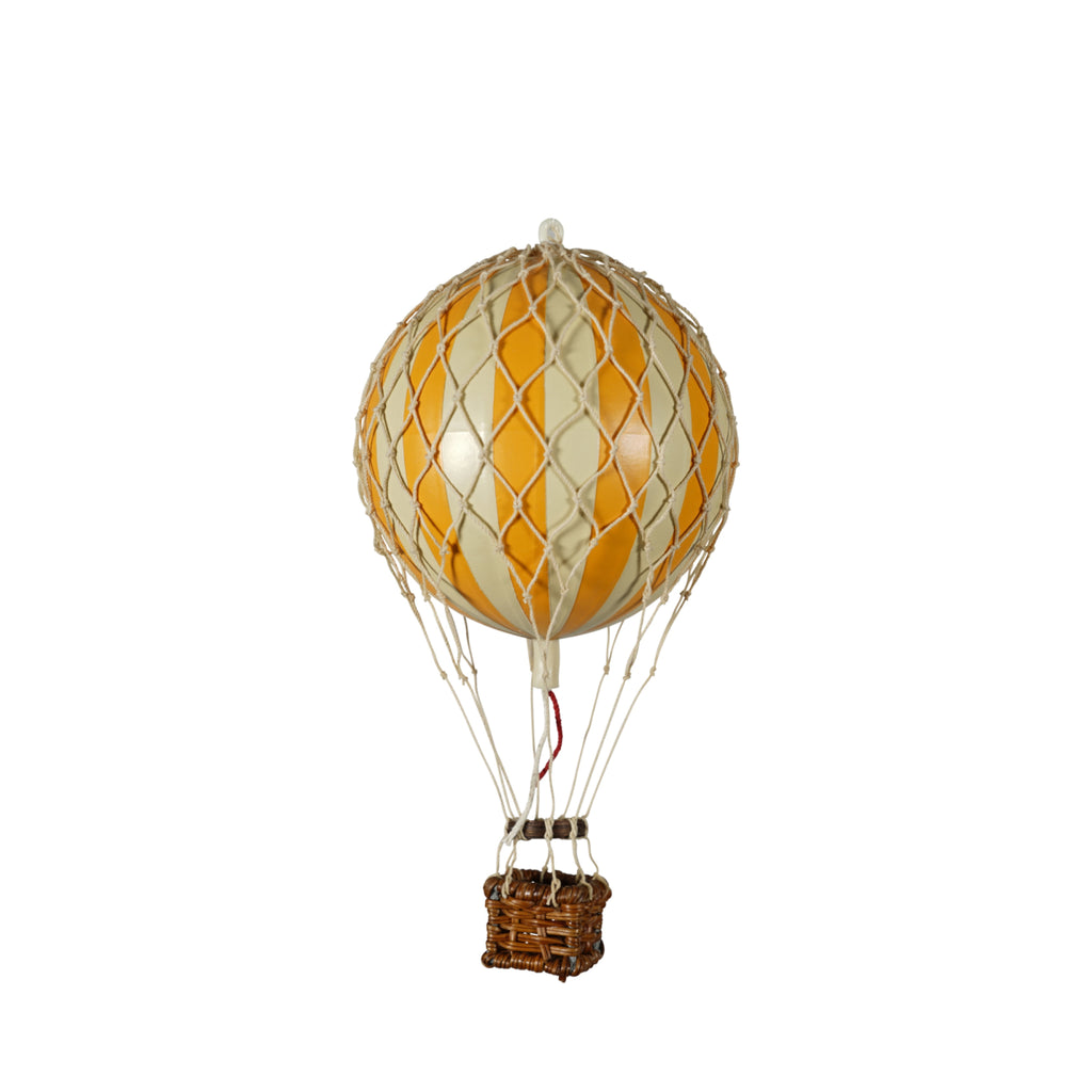 Authentic Models Floating The Skies Balloon Model, Orange/ivory, Ø 8.5 Cm