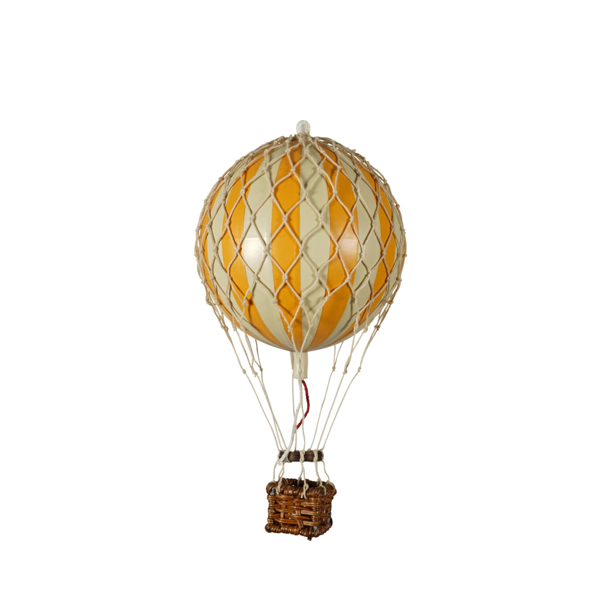 Authentic Models Floating The Skies Balloon Model, Orange/ivory, Ø 8.5 Cm