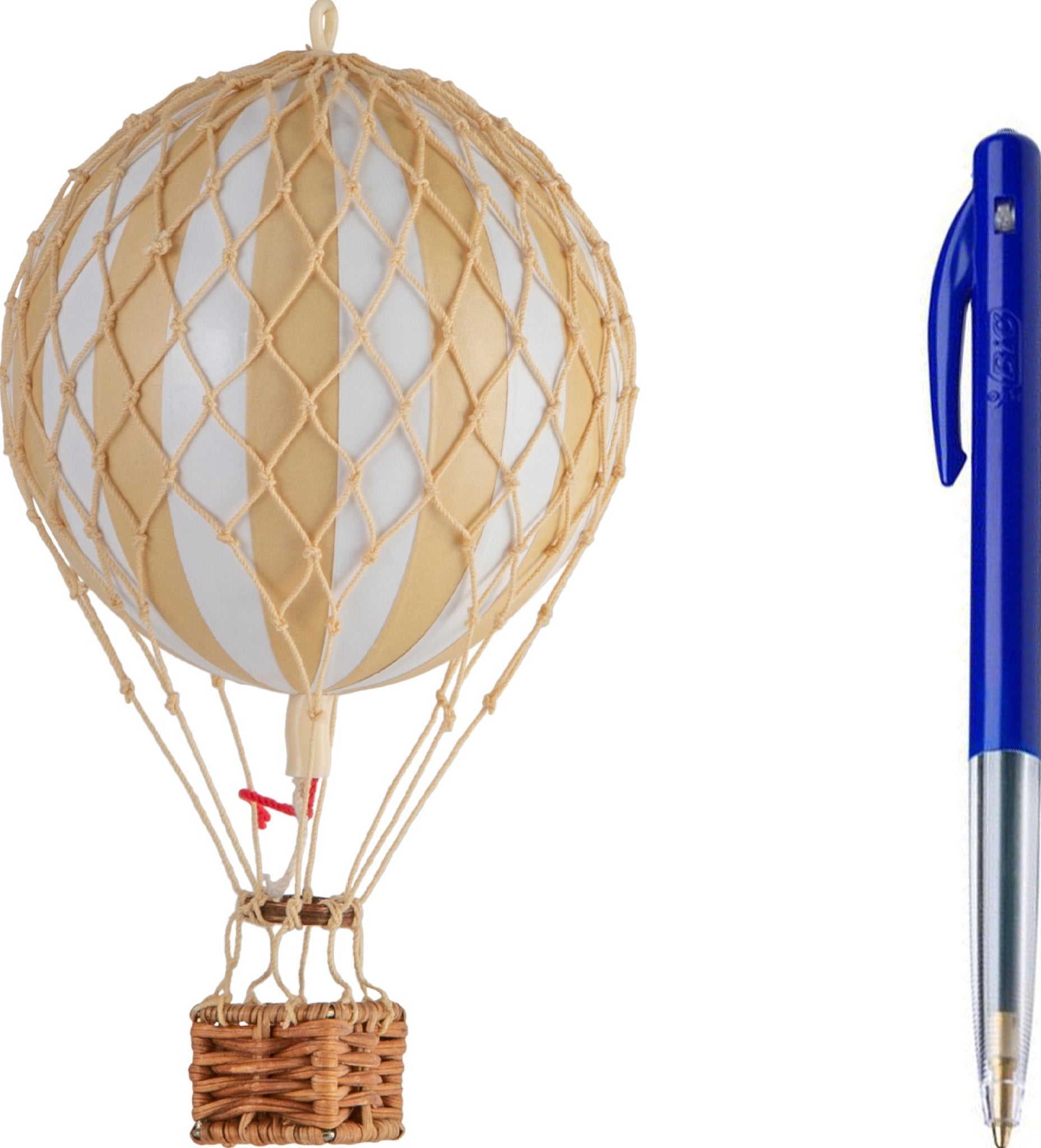 Authentic Models Floating The Skies Balloon Model, White/ivory, Ø 8.5 Cm