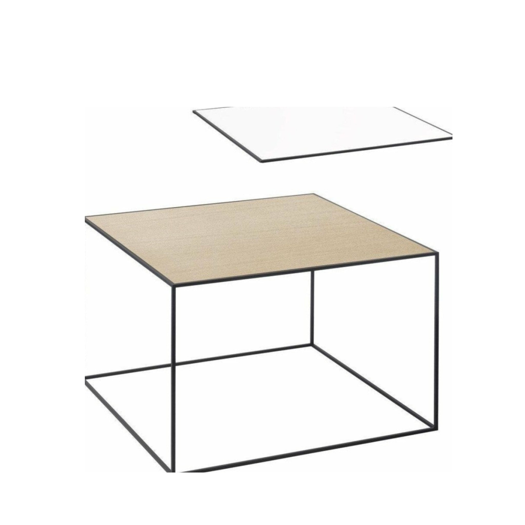 Audo Copenhagen Twin 35 tabletop, white/oak