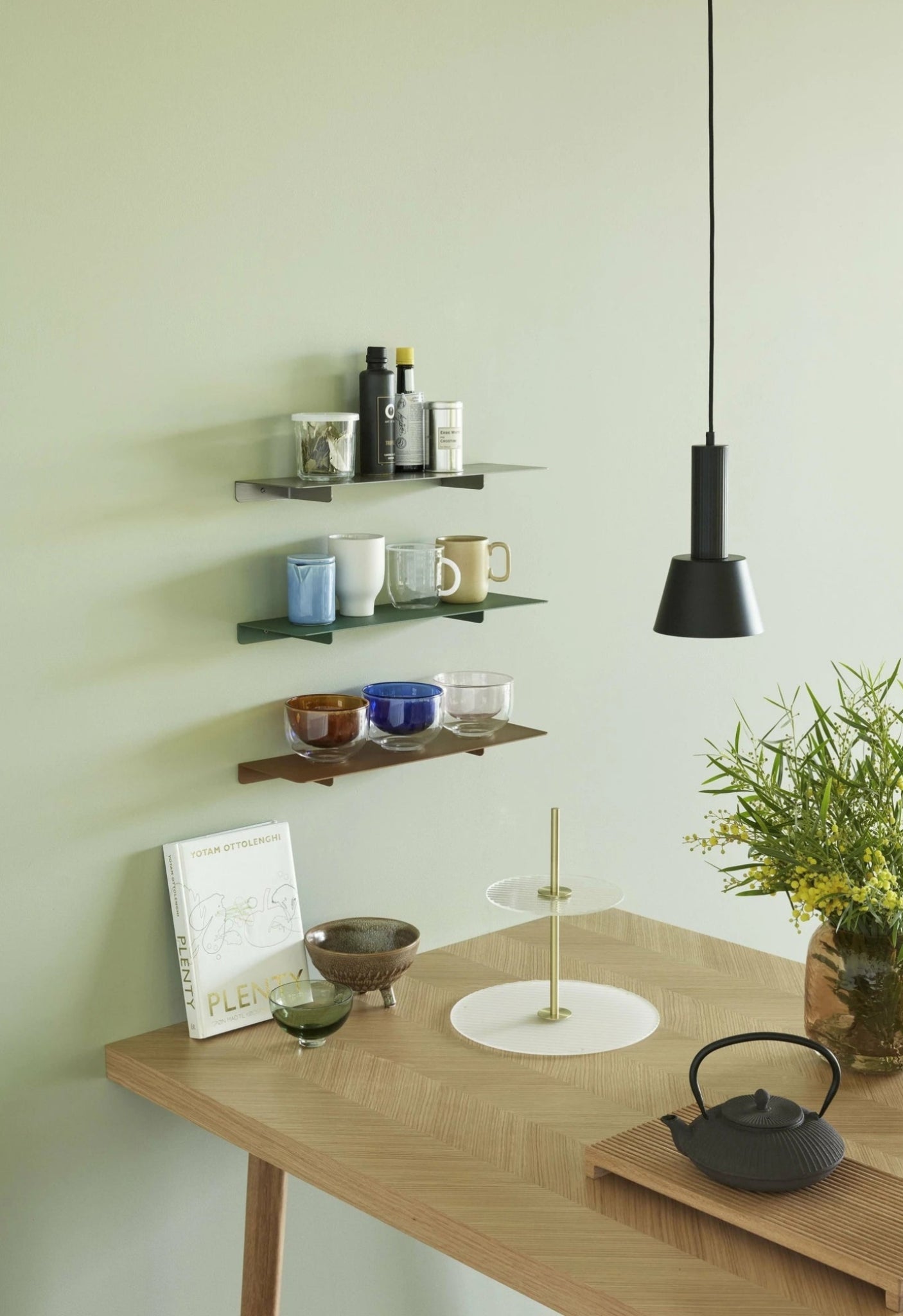 Hübsch Kiosk Bowl - Clear/Pink Glass Bowl, 13x9 cm, Stylish Home Decor