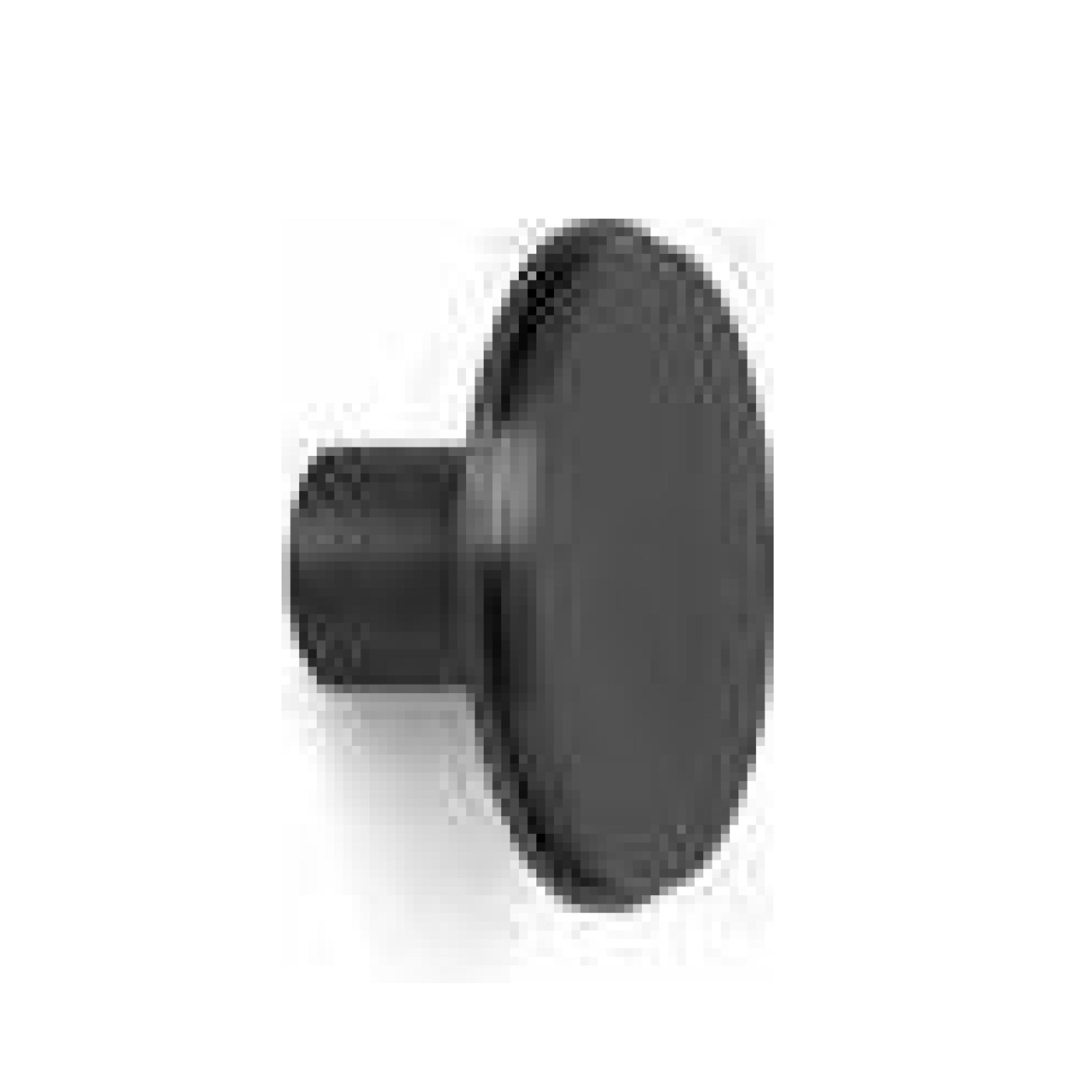 Ferm Living Hook Black Brass, 4cm