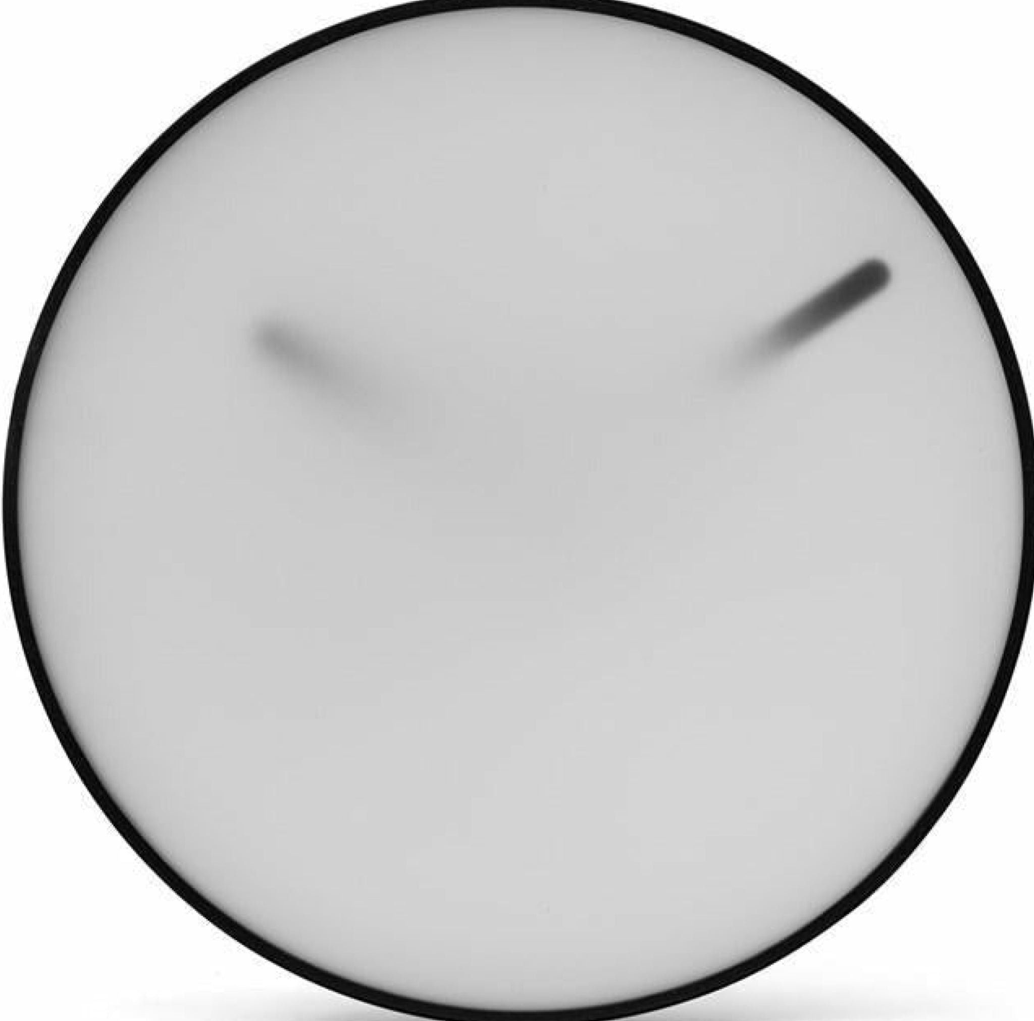 Gejst Momentt Wall Clock 30cm White — Milky Glass, Steel & Acrylic