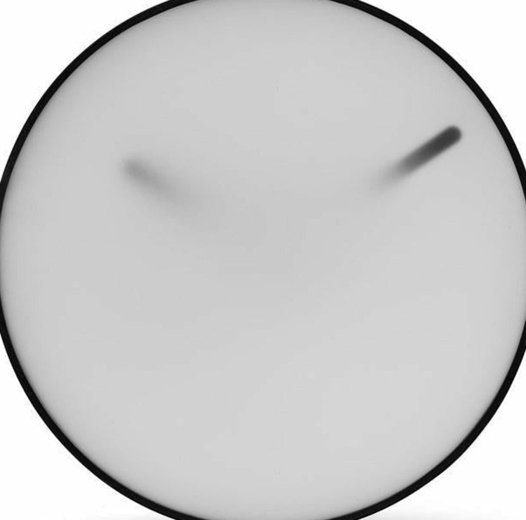 Gejst Momentt Wall Clock 30cm White — Milky Glass, Steel & Acrylic