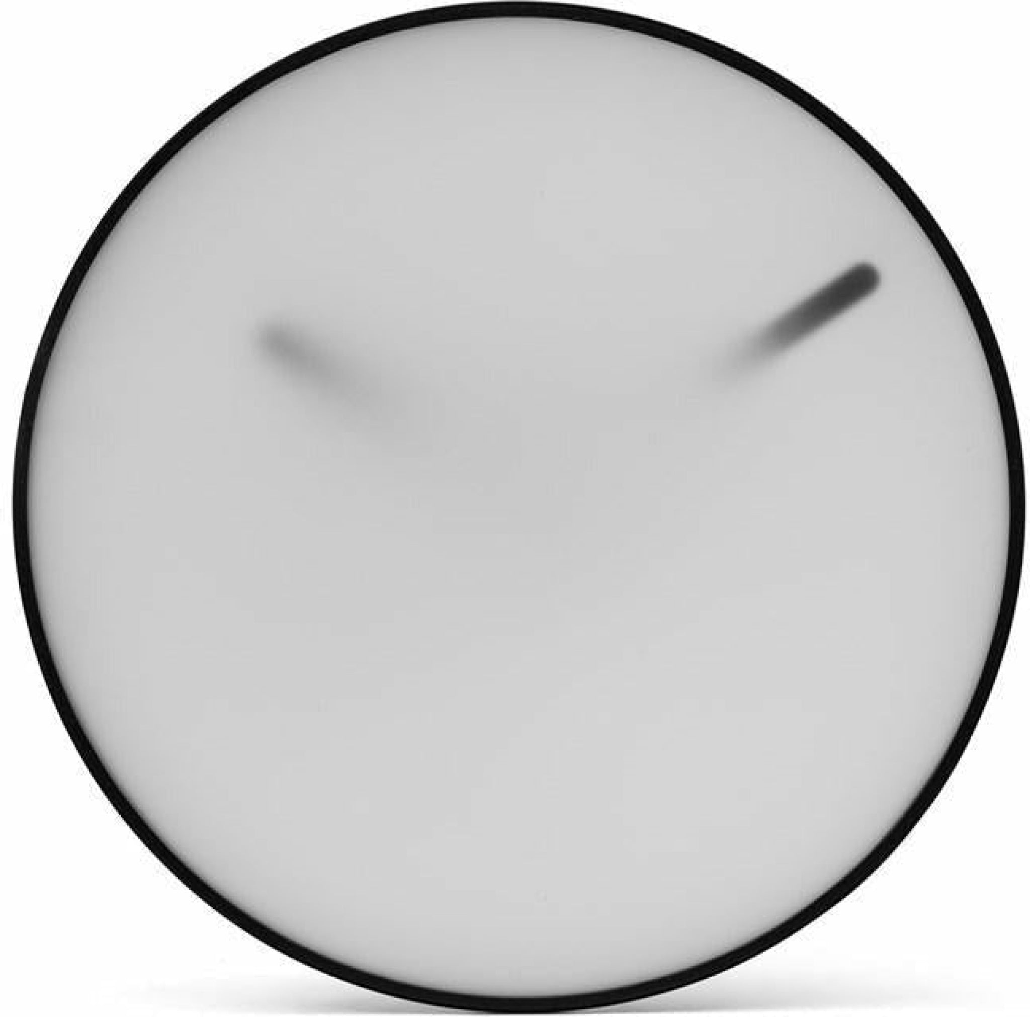 Gejst Momentt Wall Clock 30cm White — Milky Glass, Steel & Acrylic