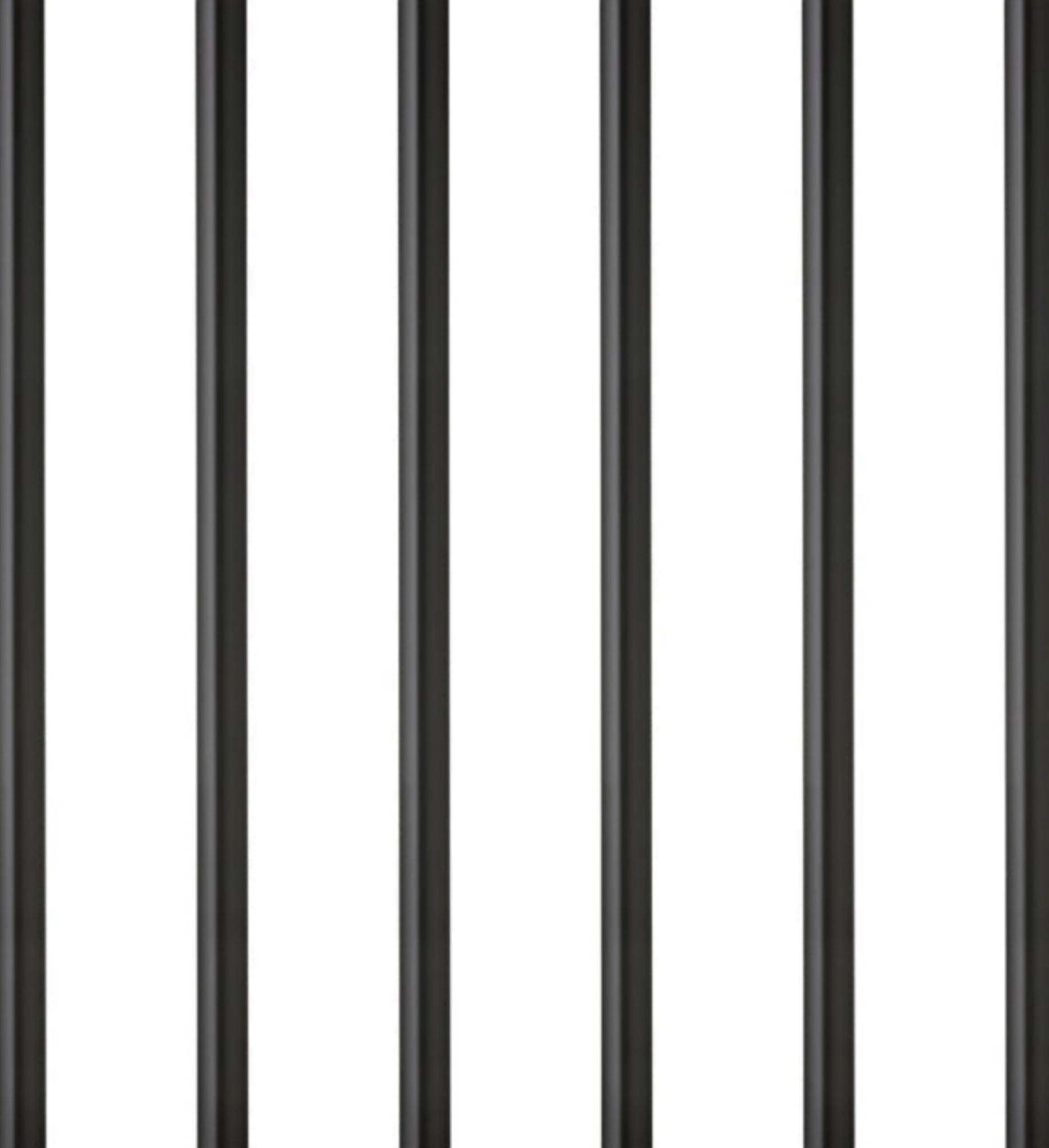 Lyngby Glas straw 6 pcs. black, 6 pcs.