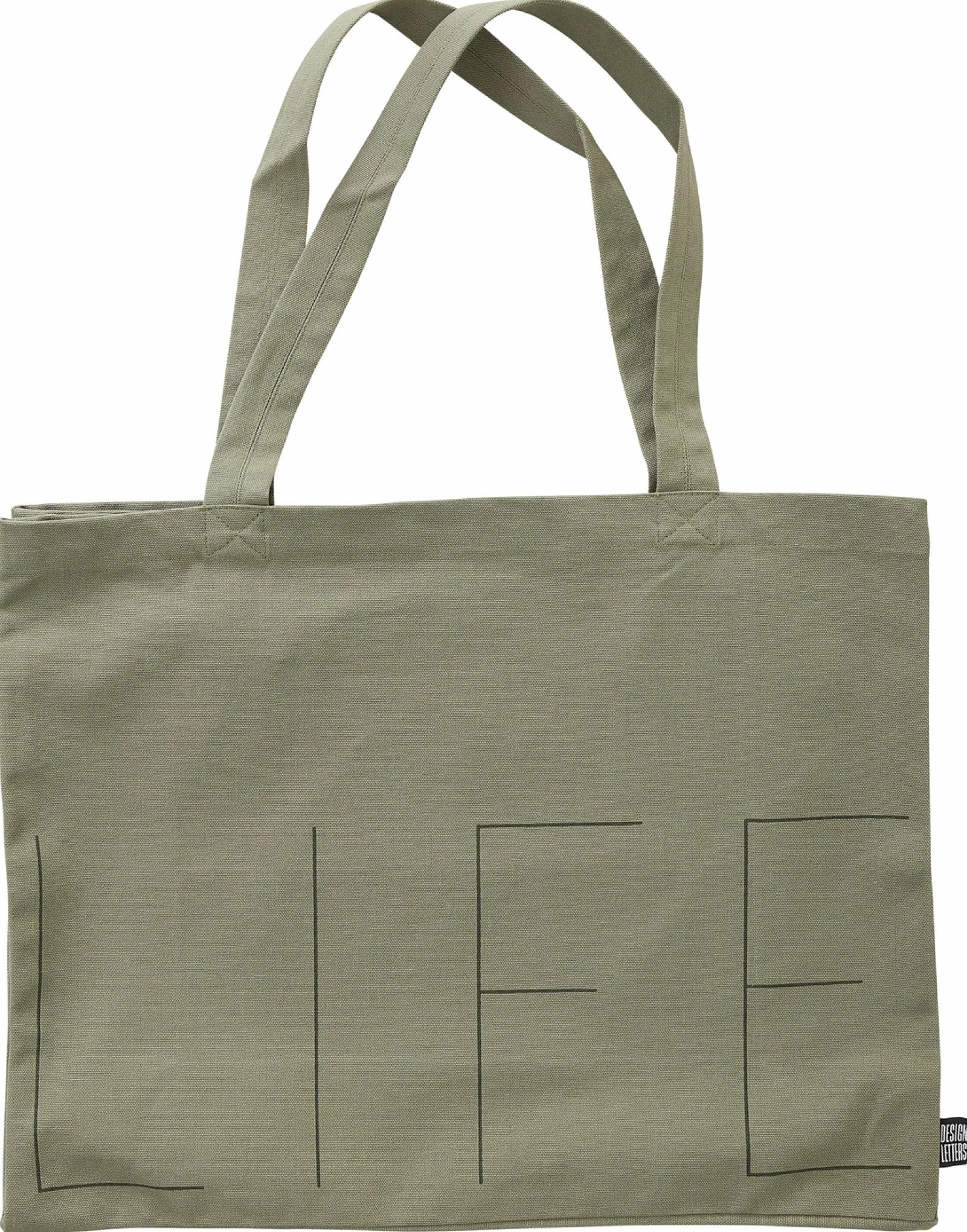 Design Letters Life Carrying Bag, Olive Green