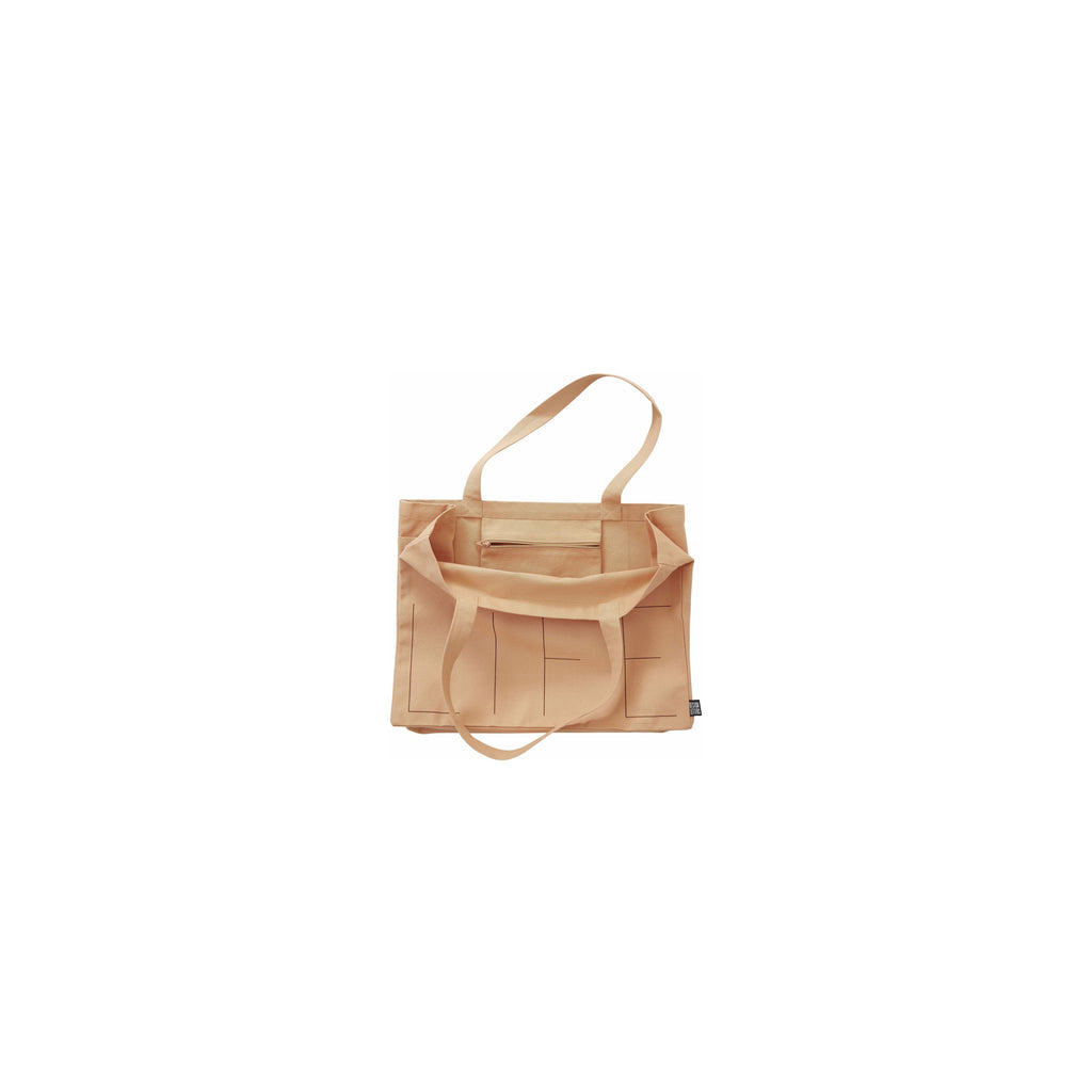 Design Letters Life Carrying Bag, Peach