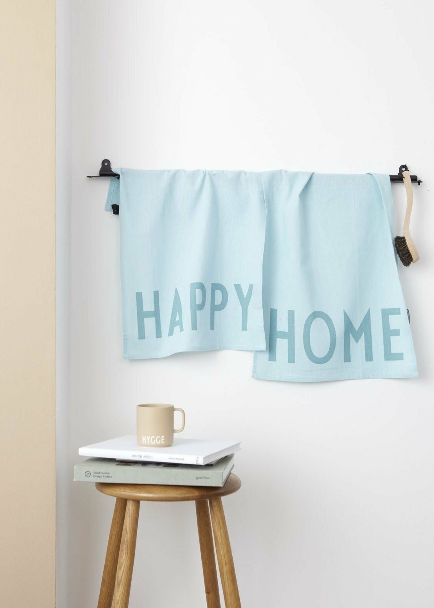 Design Letters Favorite Tea Towel Home, Light Blue