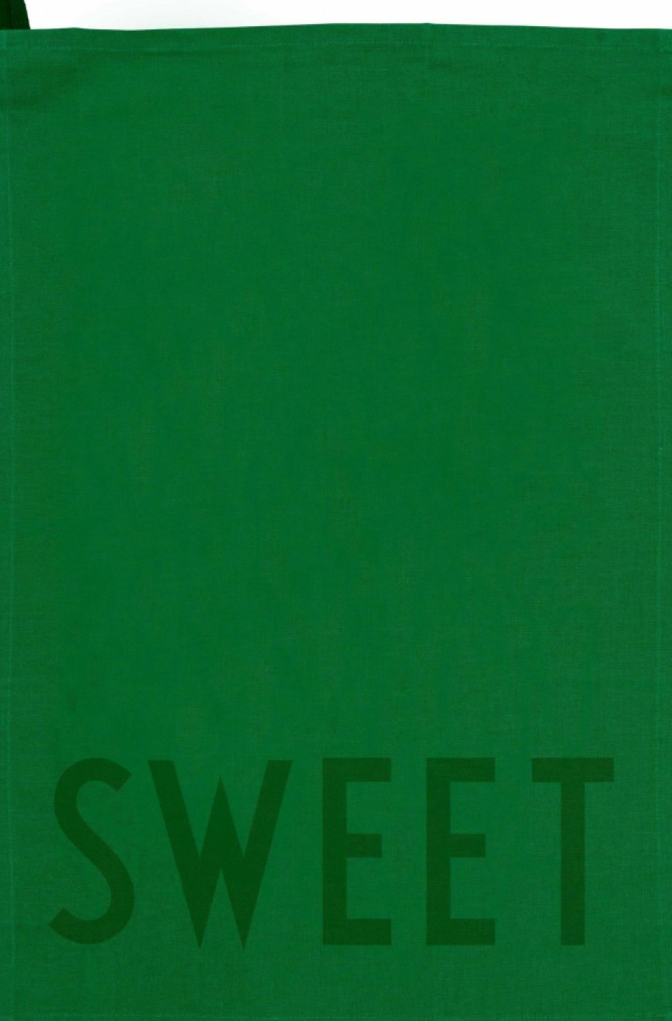 Design Letter's Favorite Tea Towel Set of 2, Olive Green