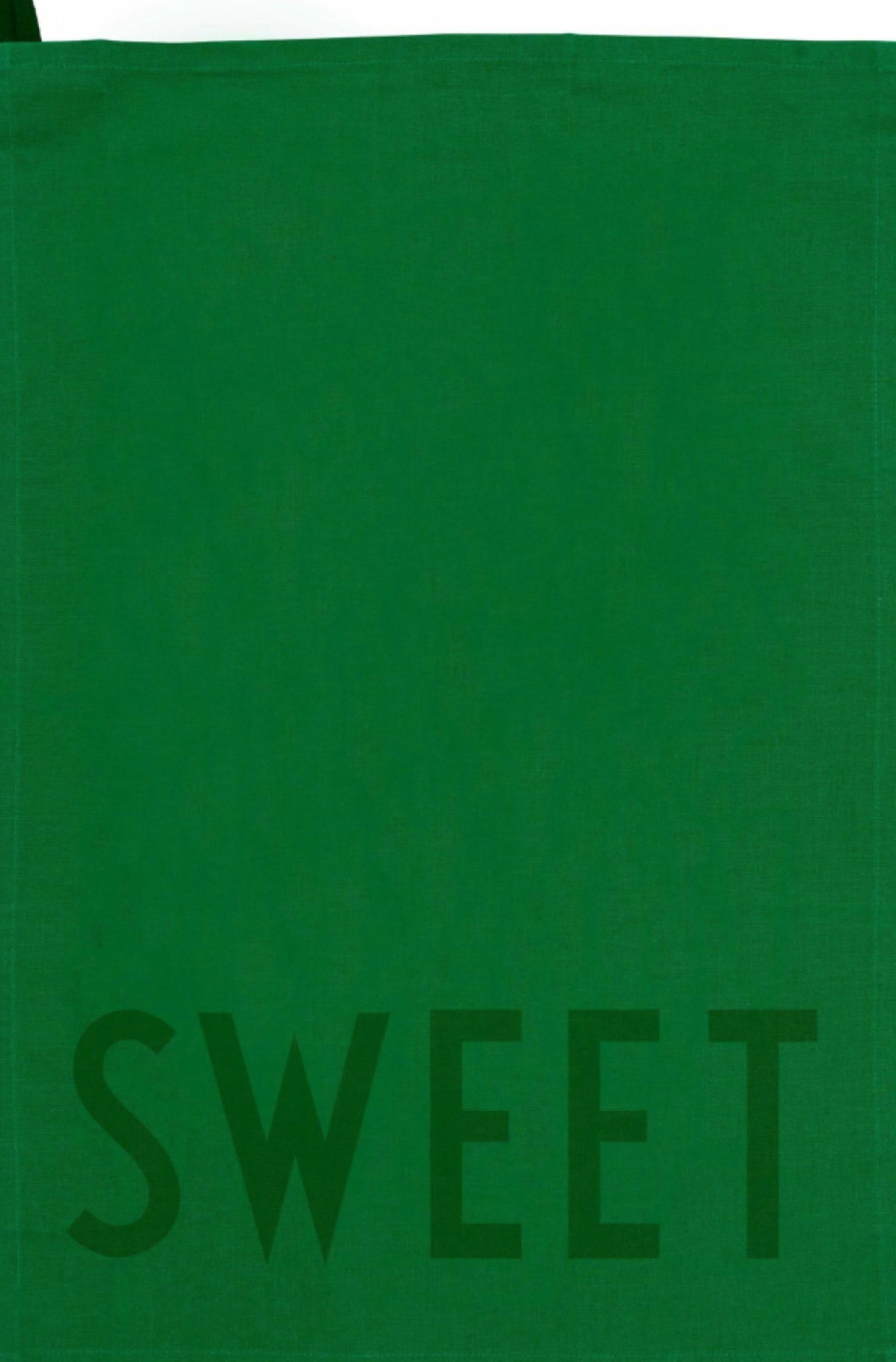 Design Letter's Favorite Tea Towel Set of 2, Olive Green