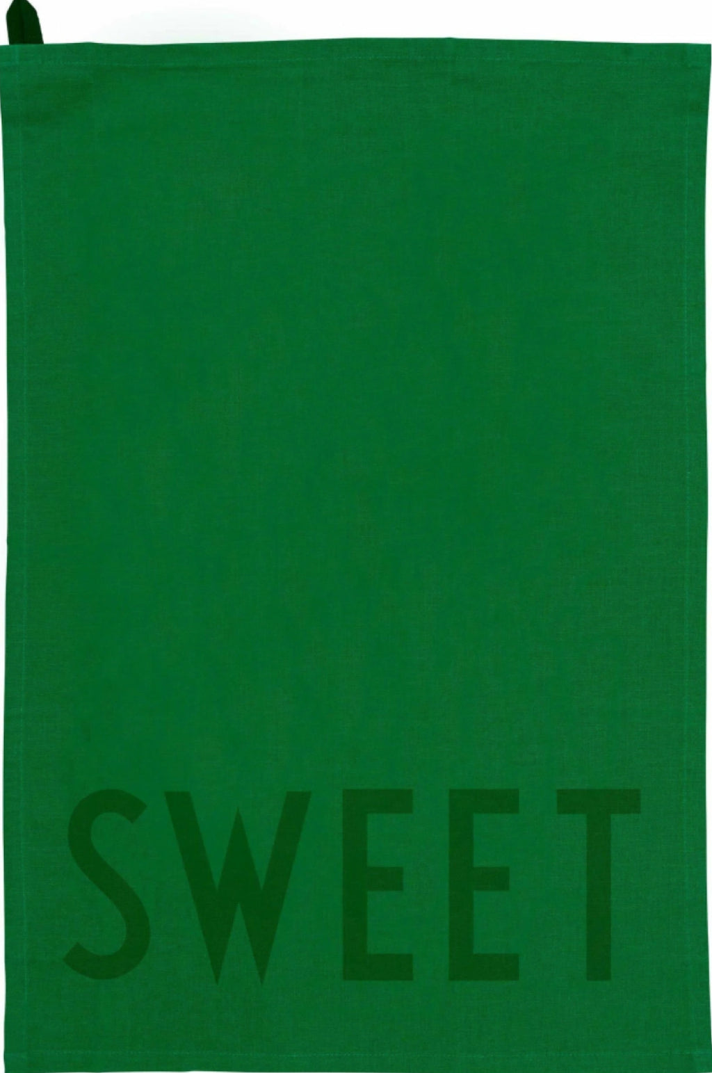 Design Letter's Favorite Tea Towel Set of 2, Olive Green