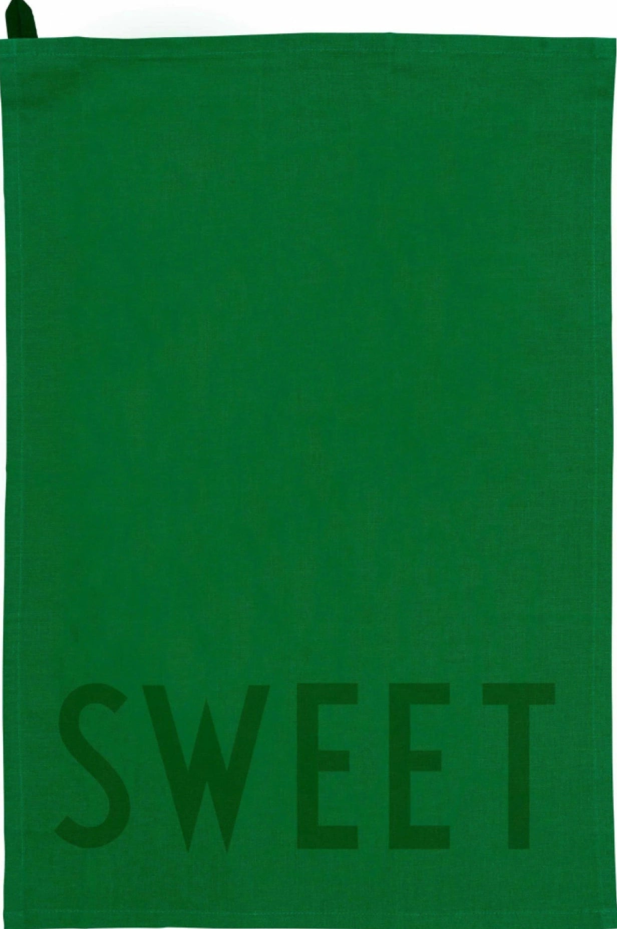 Design Letter's Favorite Tea Towel Set of 2, Olive Green