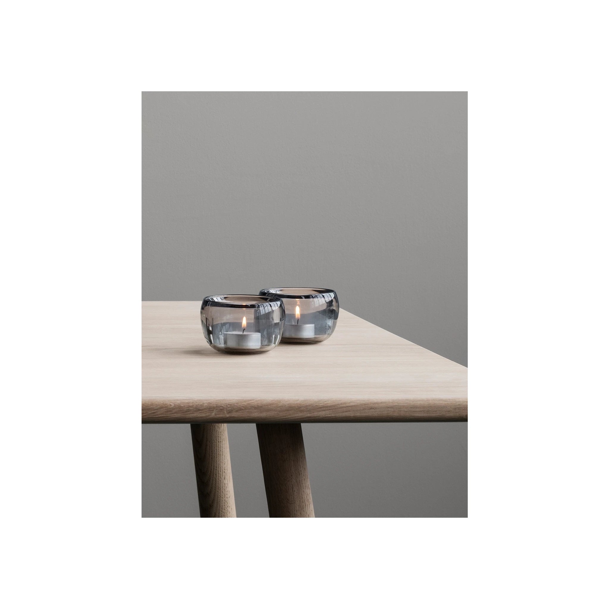 Stelton Ora Teelighthalter Set Of 2, Smoke
