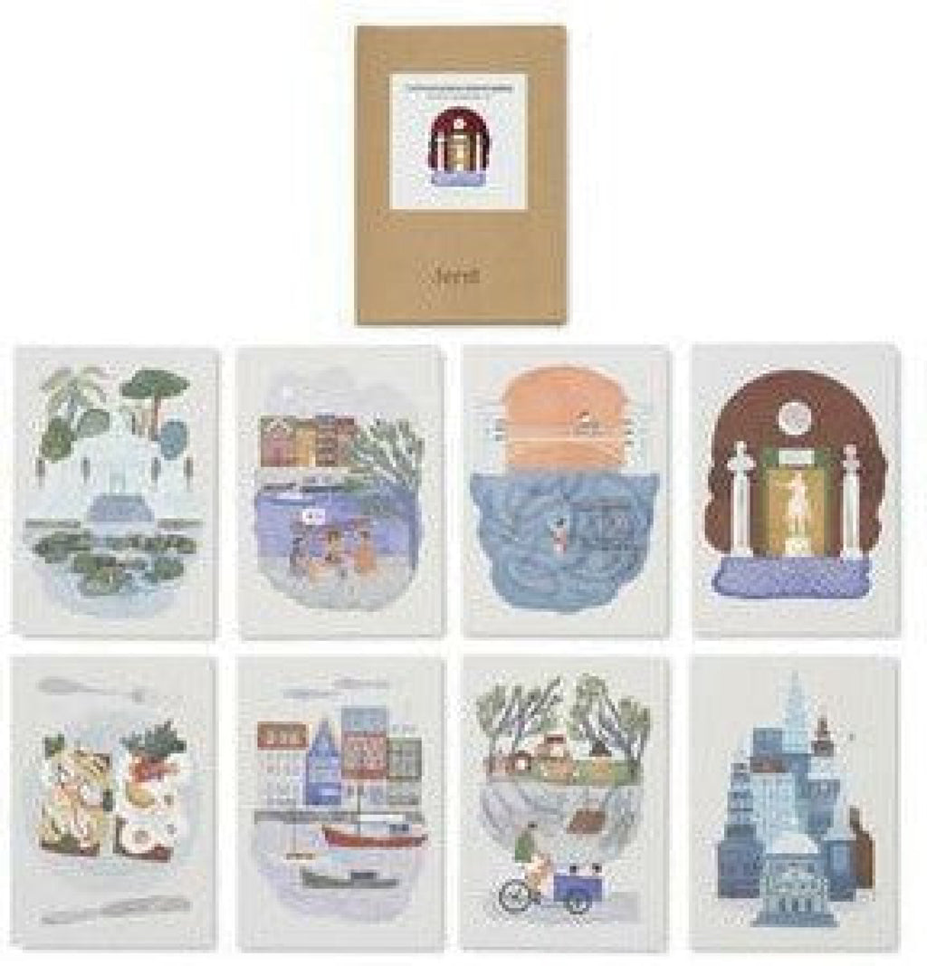 Ferm Living Copenhagen Postcards, 8pcs.