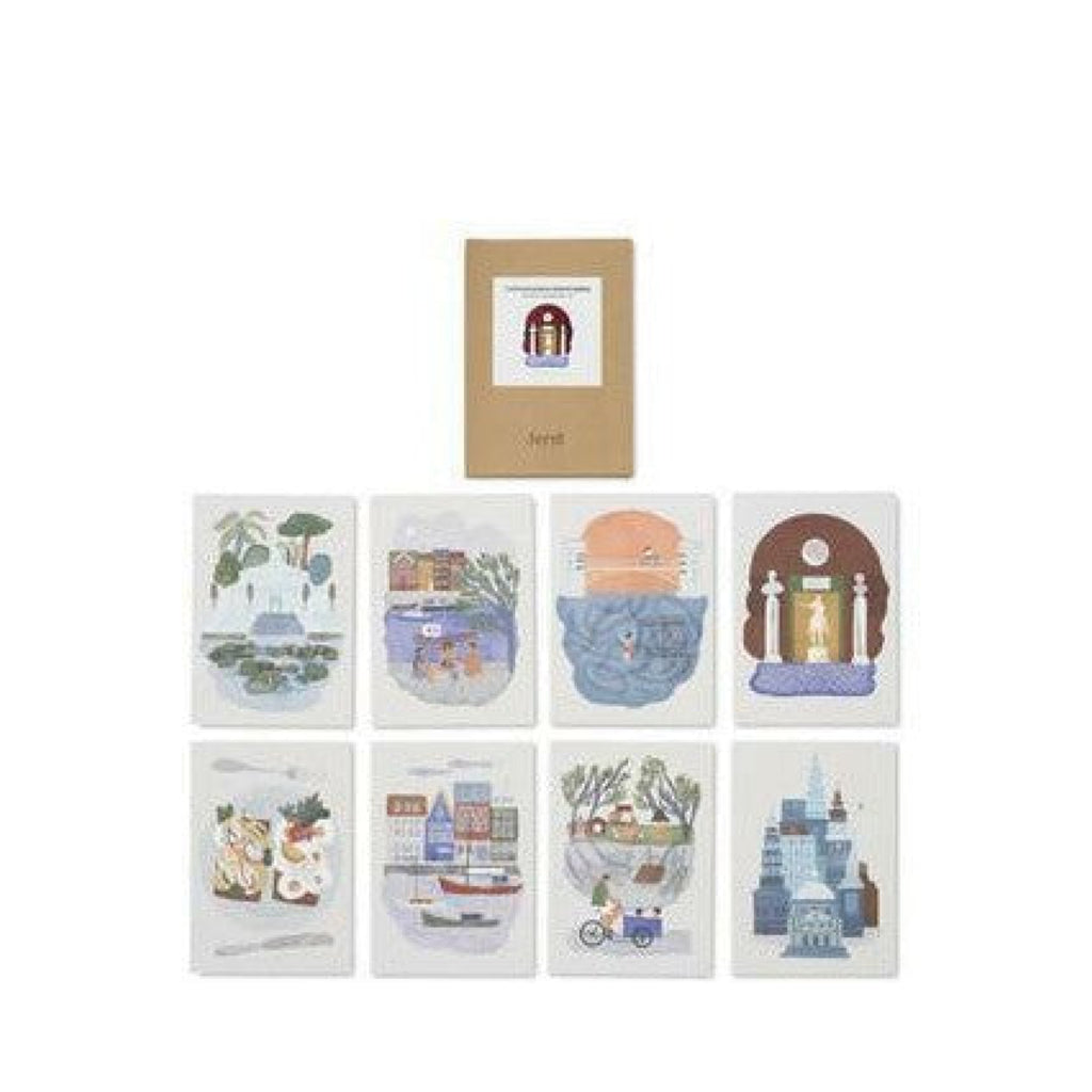 Ferm Living Copenhagen Postcards, 8pcs.