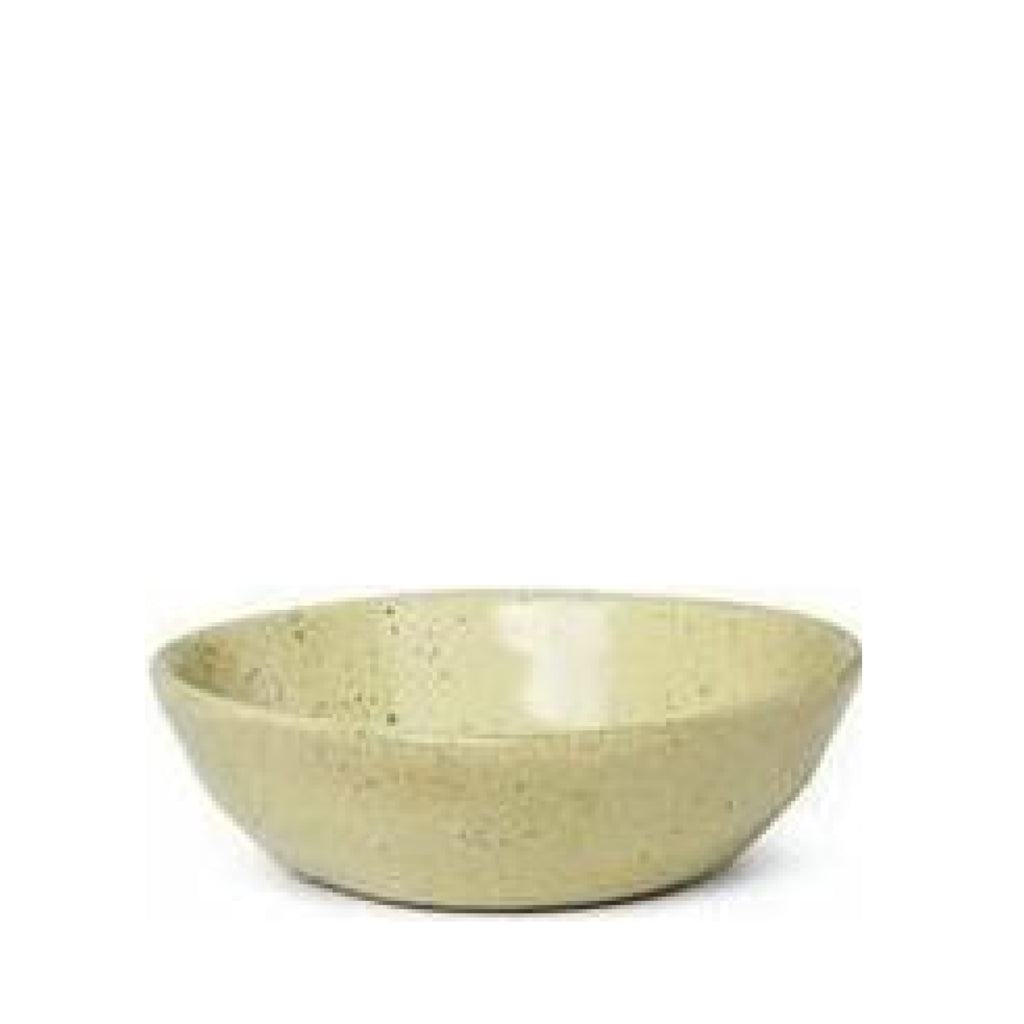 Ferm Living Flow Bowl Yellow Speckle, ø9cm