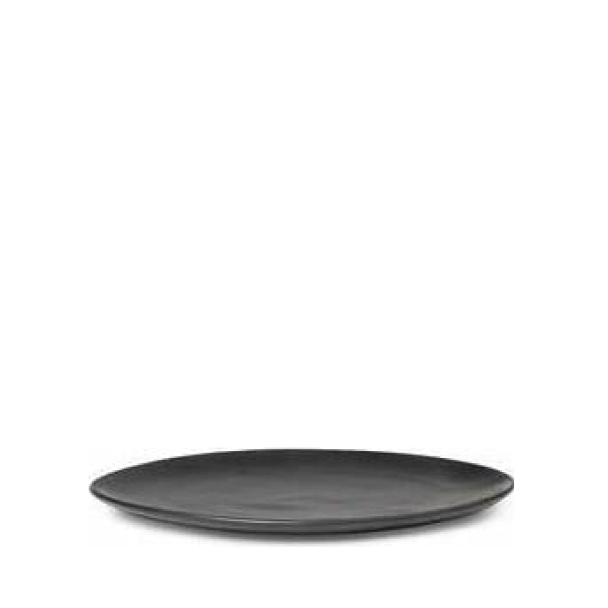 Ferm Living Flow Plate Black, ø22cm