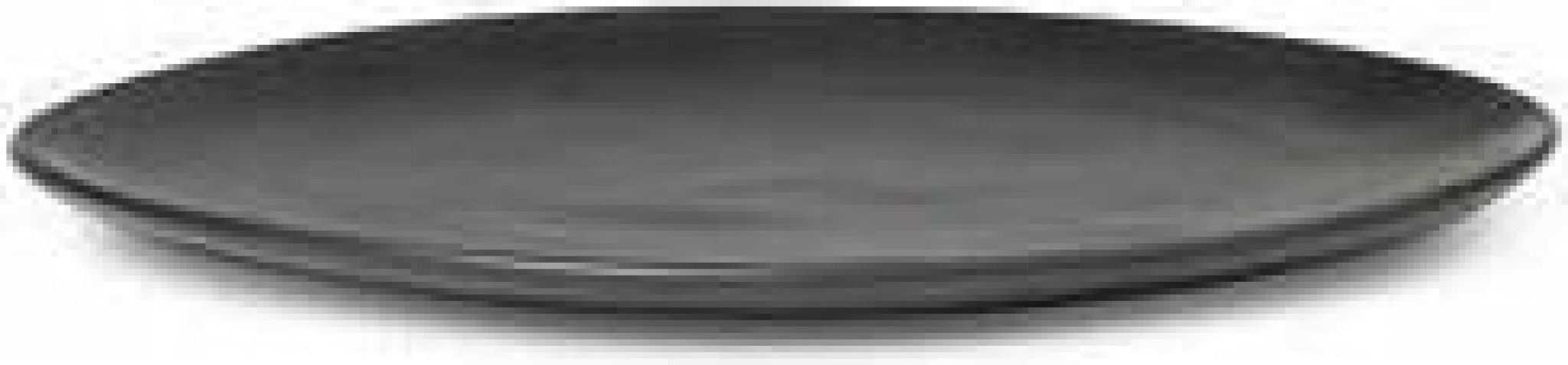 Ferm Living Flow Plate Black, ø22cm