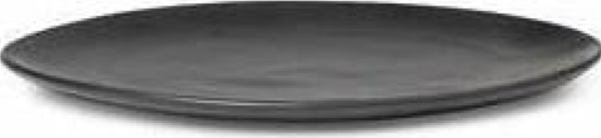 Ferm Living Flow Plate Black, ø22cm