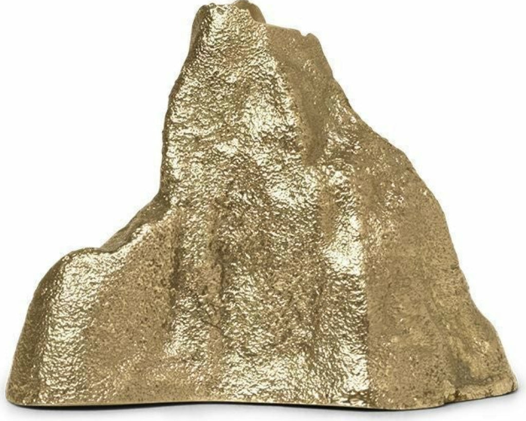 Ferm Living Stone Candle Holder Small, Brass