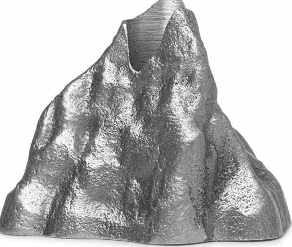 Ferm Living Stone Candle Holder Small, Aluminium