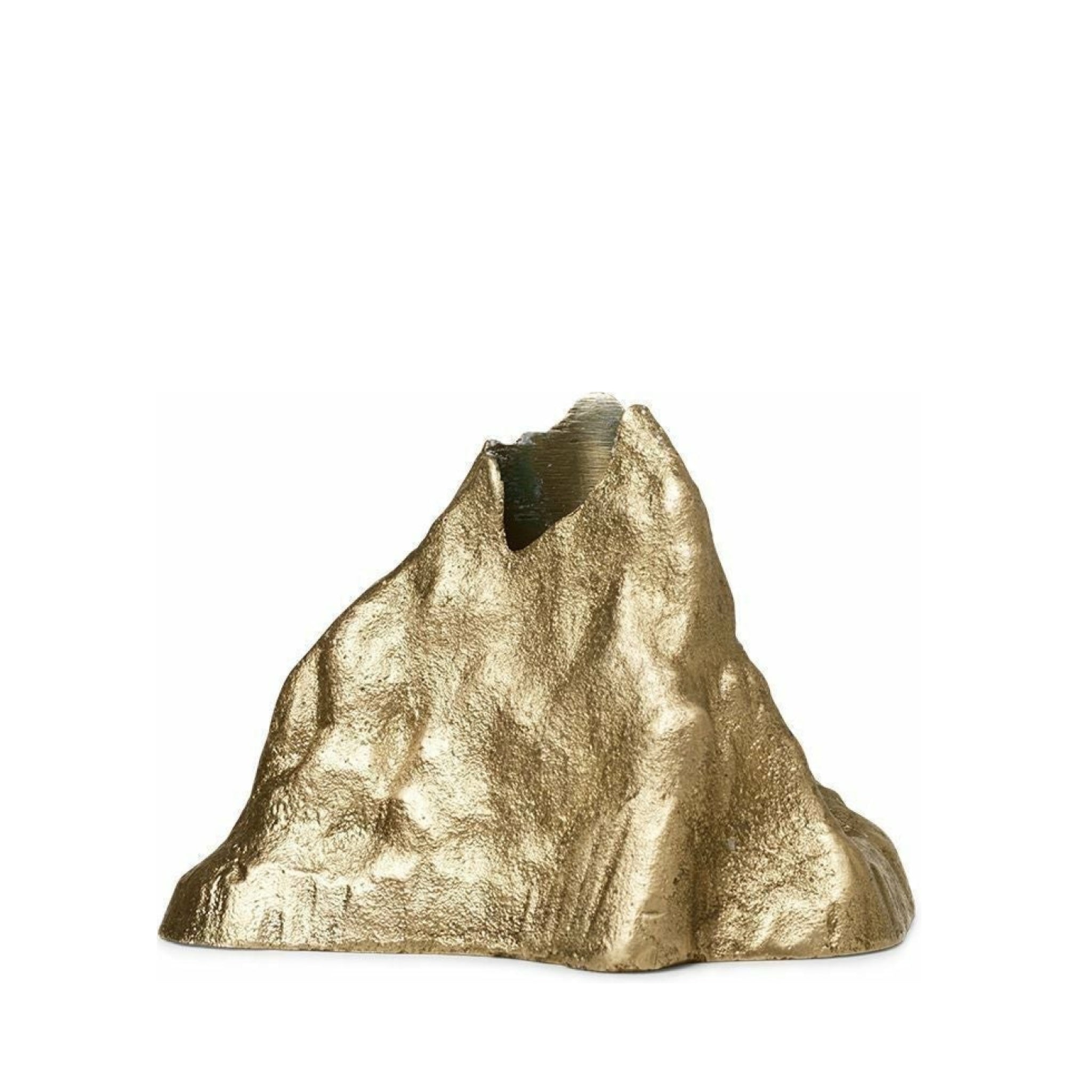 Ferm Living Stone Candle Holder Large, Brass
