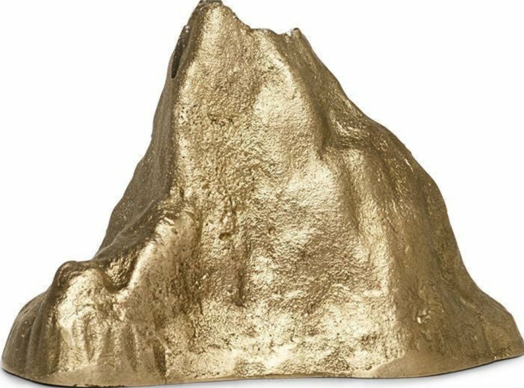 Ferm Living Stone Candle Holder Large, Brass