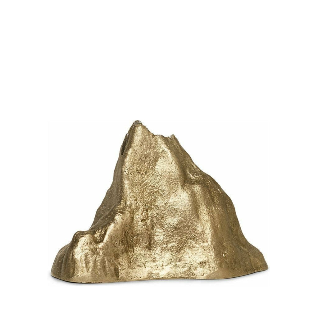 Ferm Living Stone Candle Holder Large, Brass
