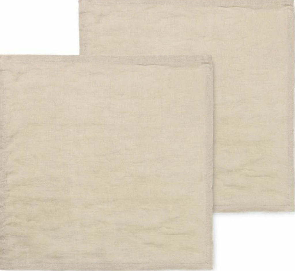 Ferm Living Linen Napkins Set Of 2, Natural