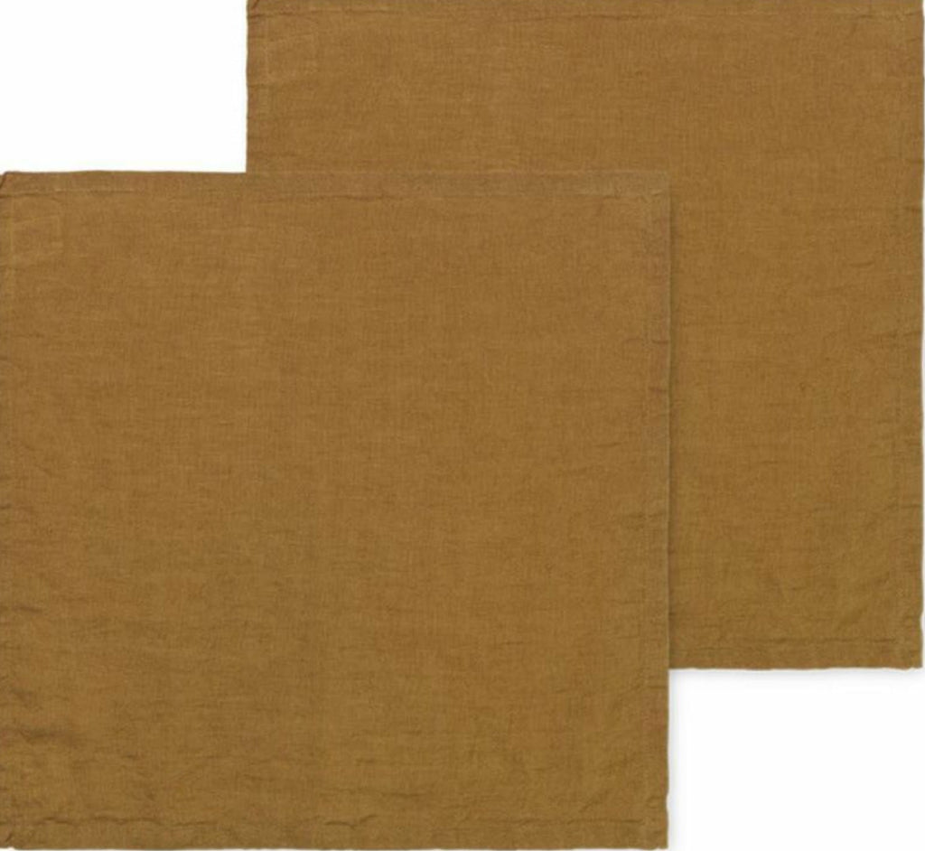 Ferm Living Linen Napkins Set Of 2, Sugar Kelp
