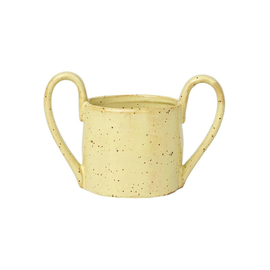 Ferm Living Flow Kids Mug Yellow Speckle