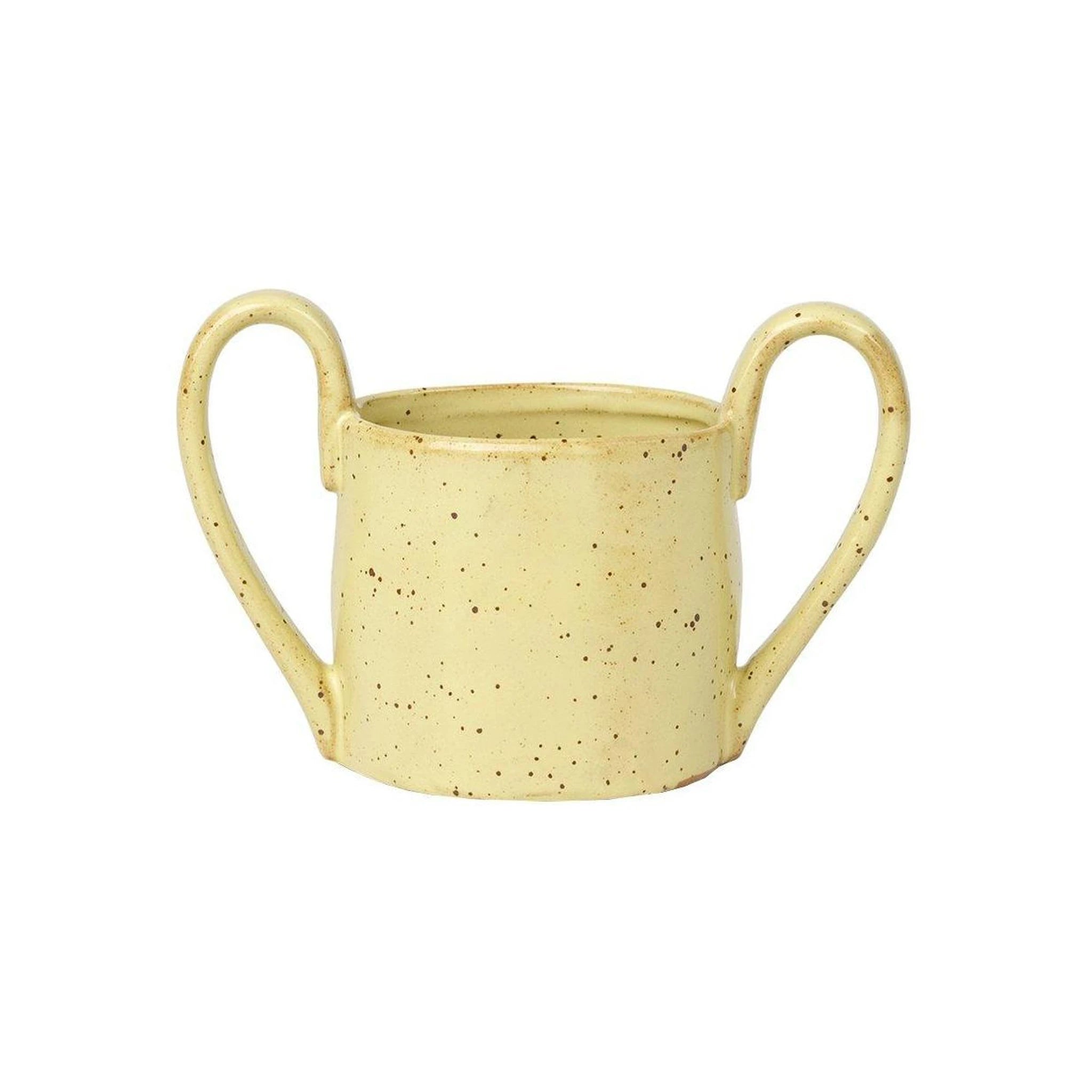 Ferm Living Flow Kids Mug Yellow Speckle