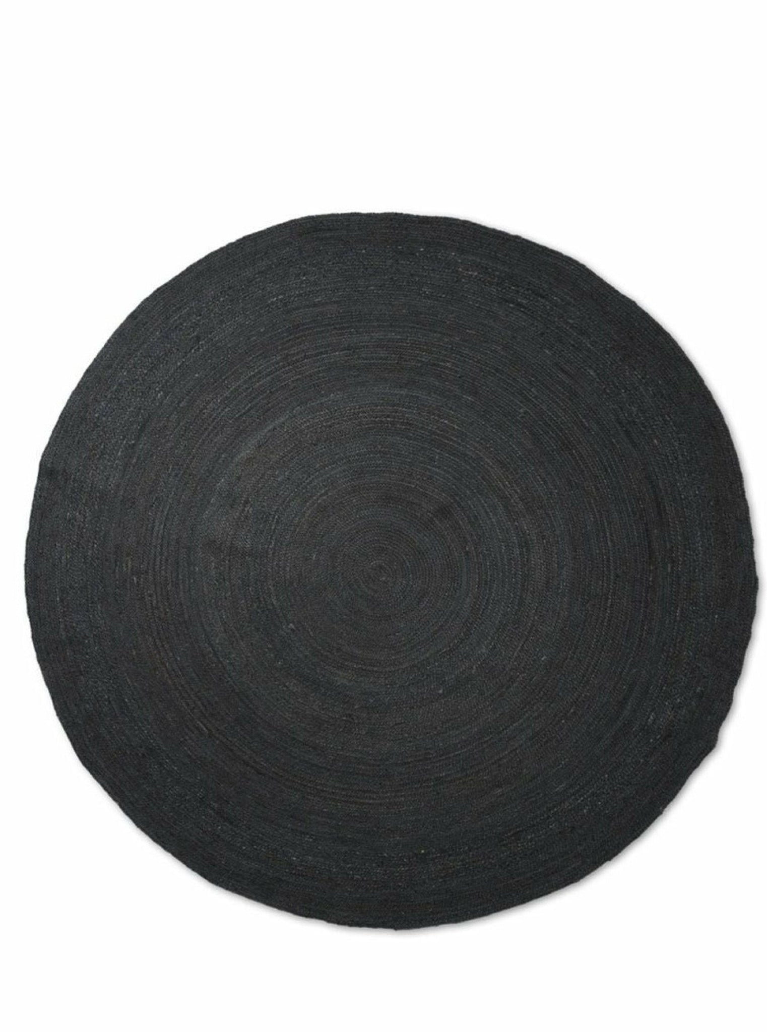Ferm Living Eternal Round Jute Rug Large, Black