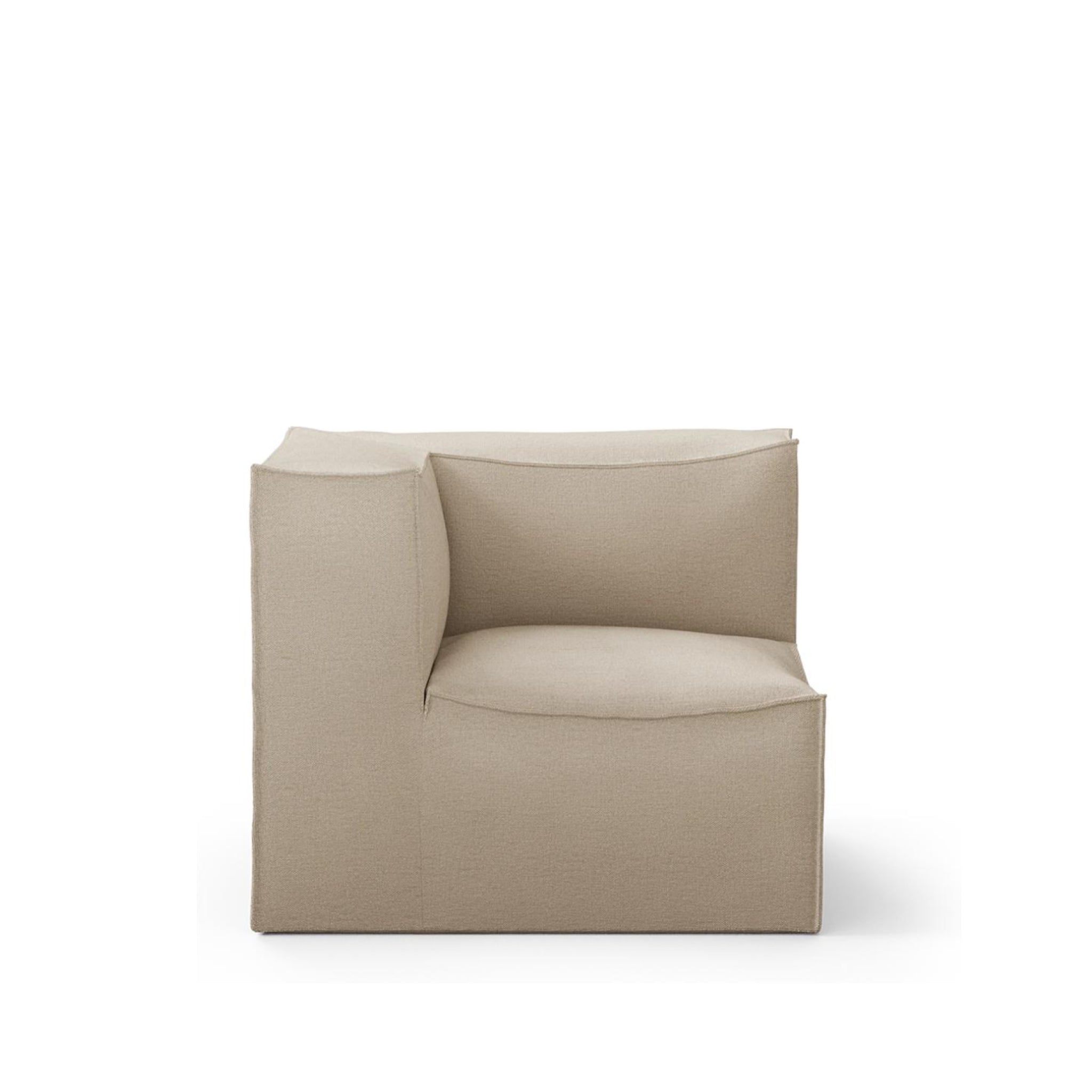 Ferm Living Catena Sofa Connecting Corner S200 Rich Linen, Natural