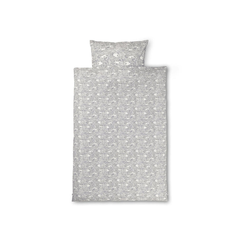 Ferm Living Stream Duvet And Pillowcase Set, Junior