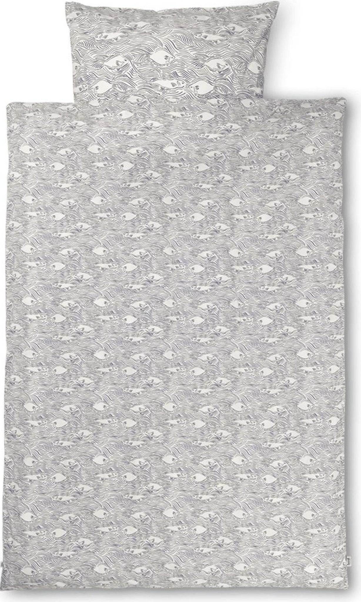 Ferm Living Stream Duvet And Pillowcase Set, Junior