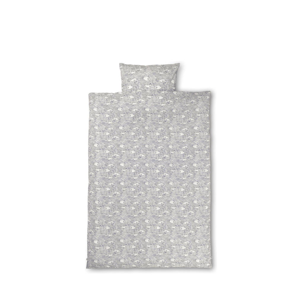 Ferm Living Stream Duvet And Pillowcase Set, Junior