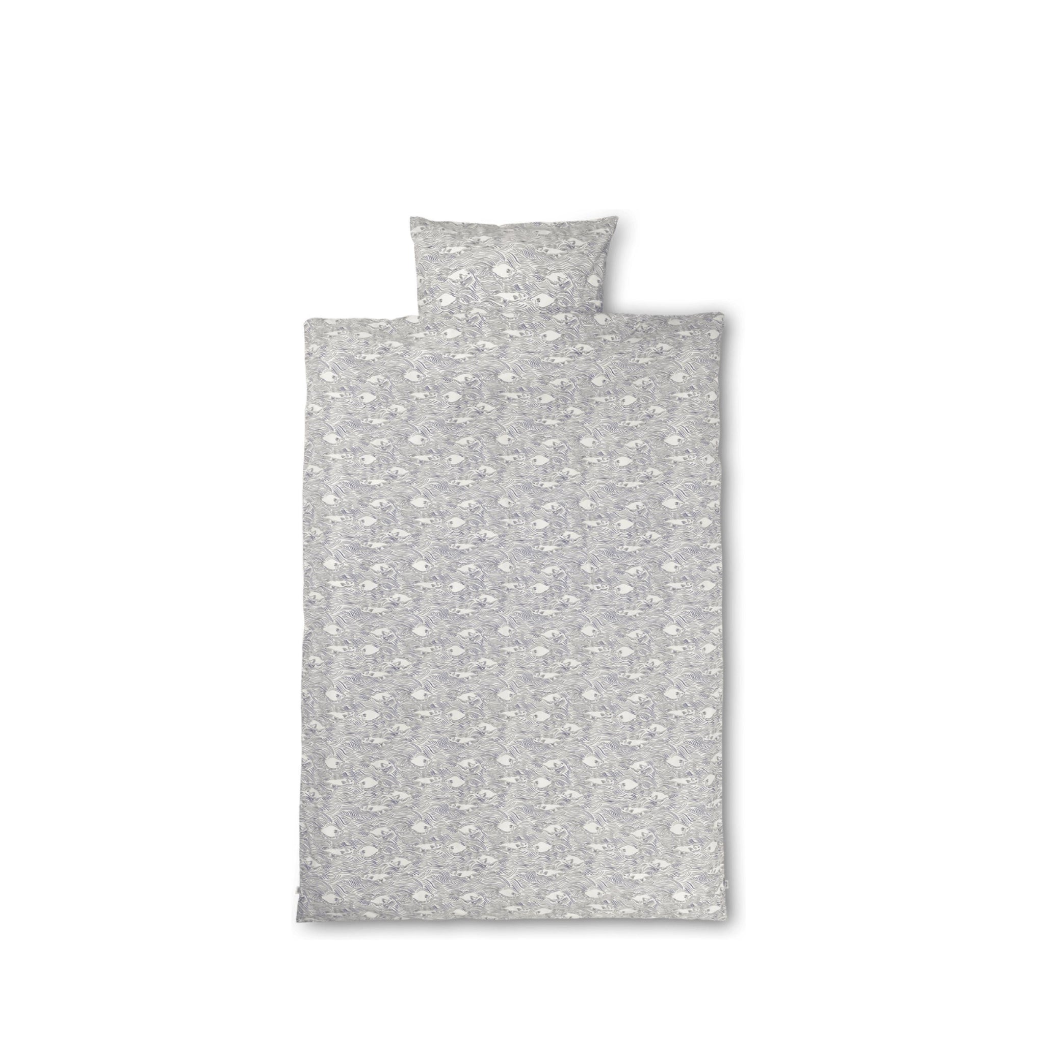 Ferm Living Stream Duvet And Pillowcase Set, Junior