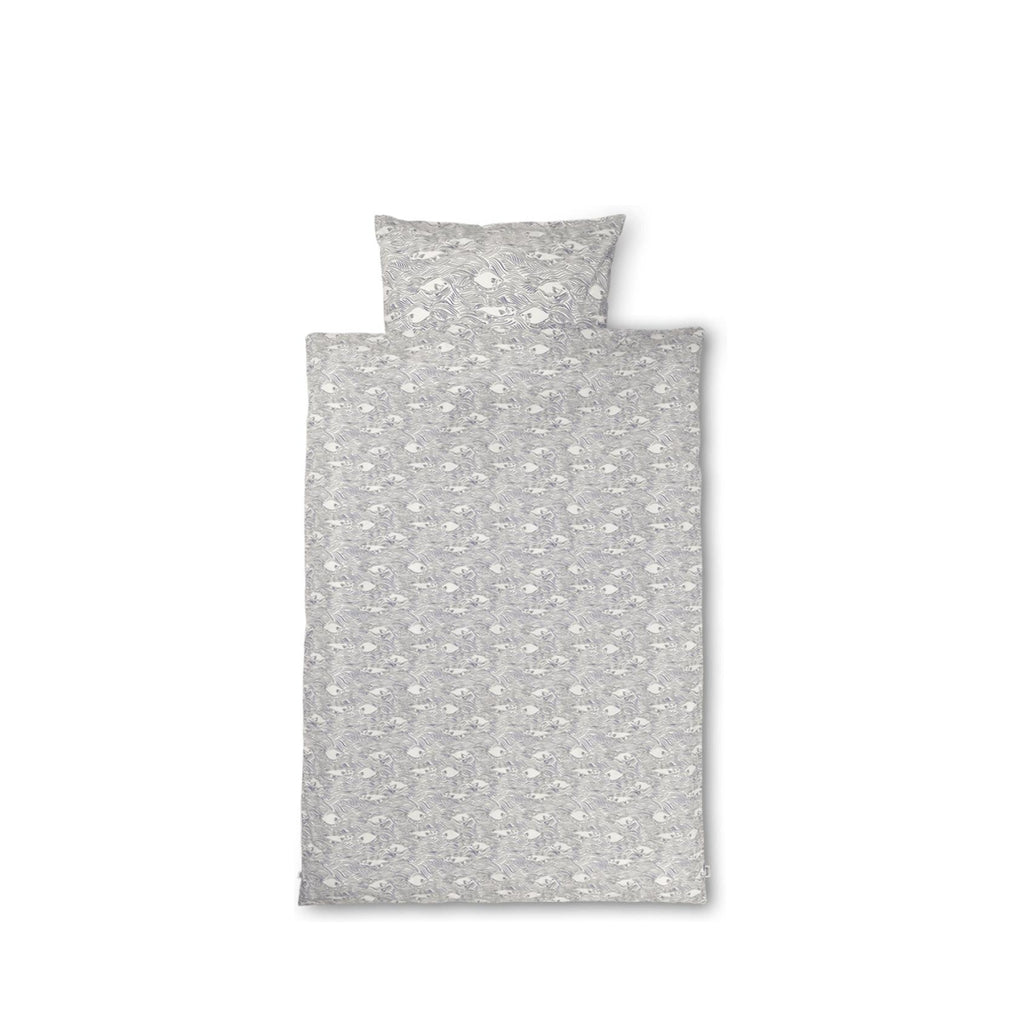 Ferm Living Stream Duvet And Pillowcase Set, Junior
