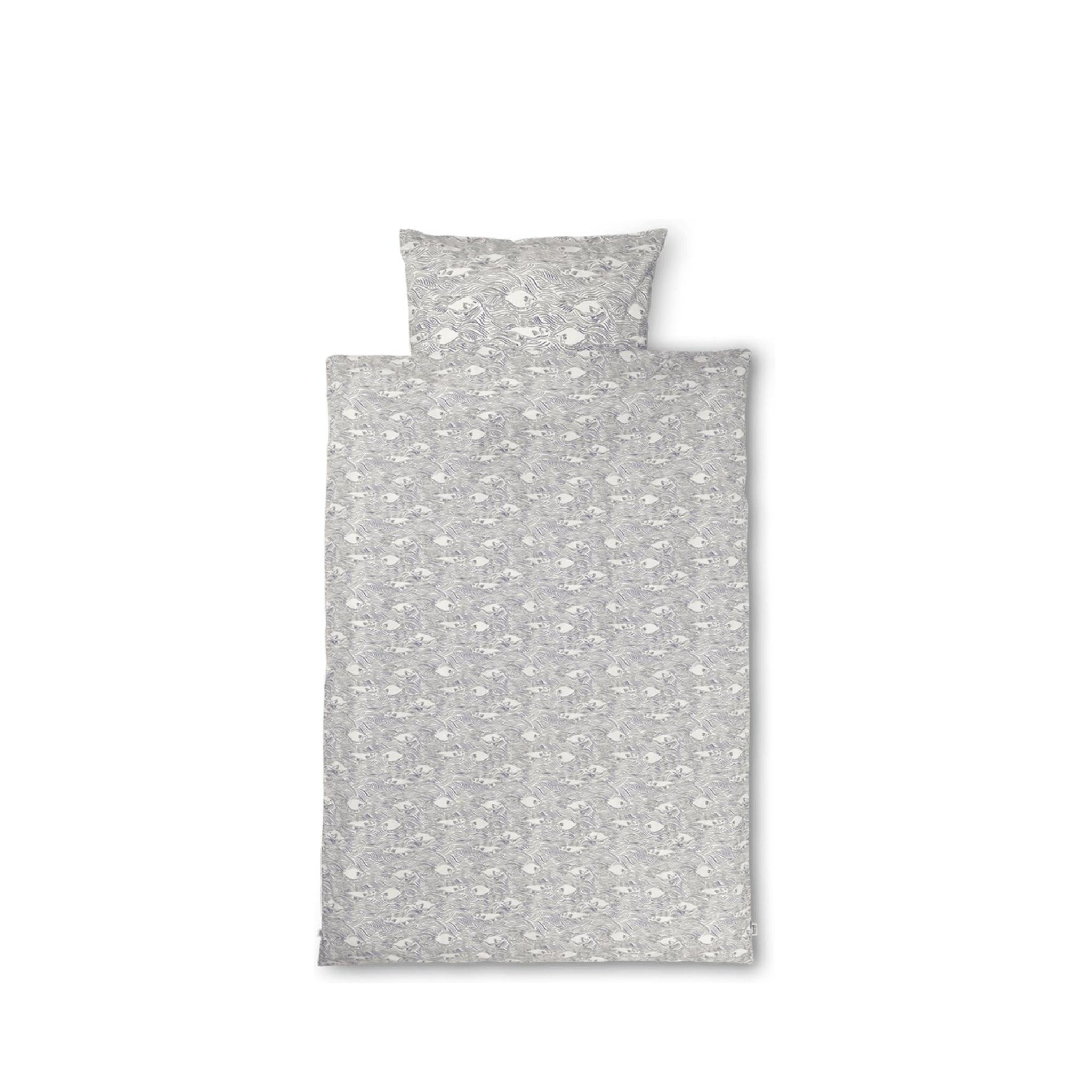 Ferm Living Stream Duvet And Pillowcase Set, Junior