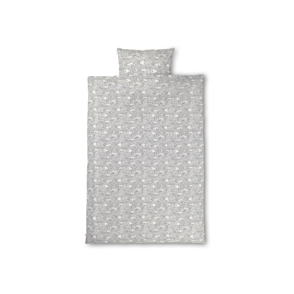 Ferm Living Stream Duvet And Pillowcase Set, Junior