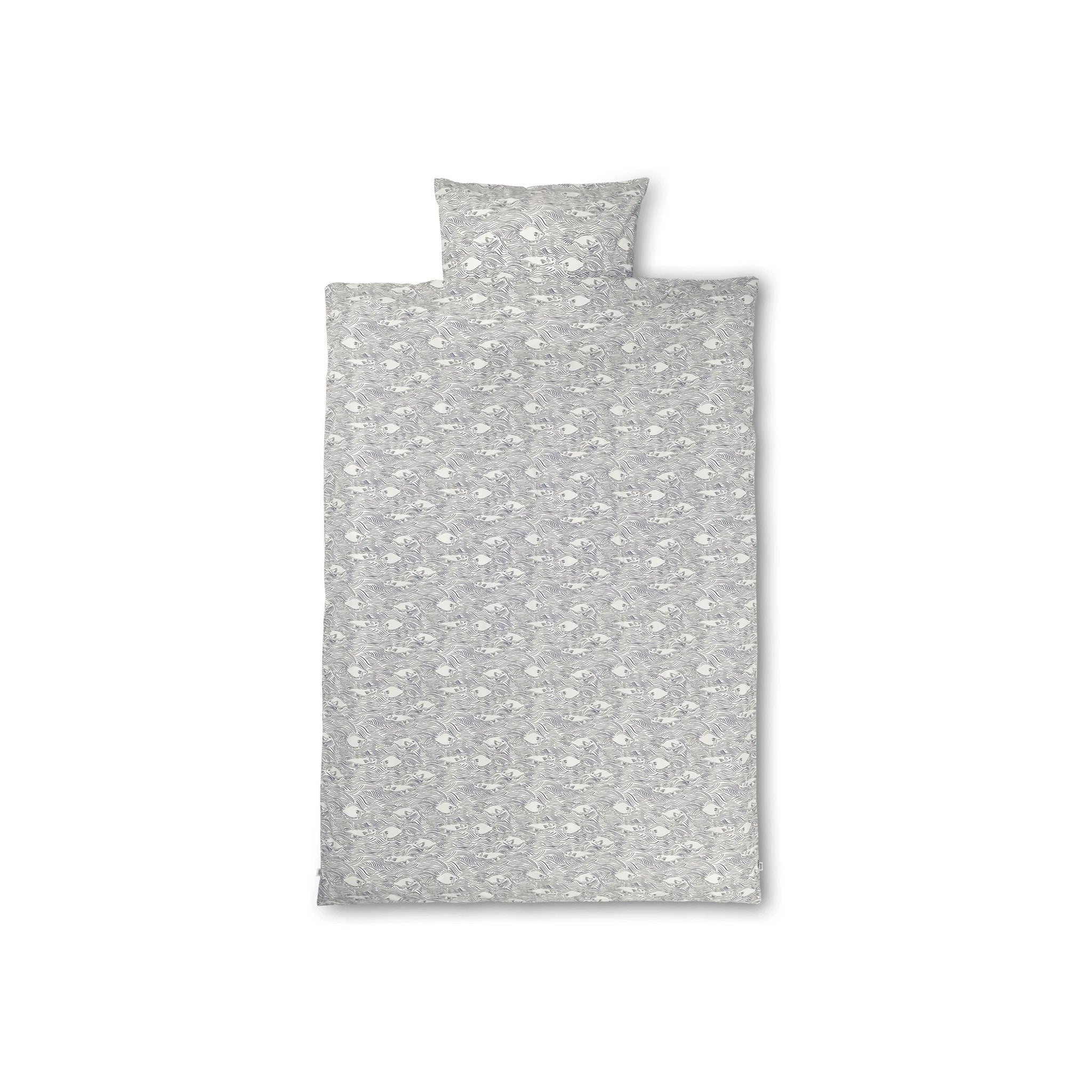 Ferm Living Stream Duvet And Pillowcase Set, Junior